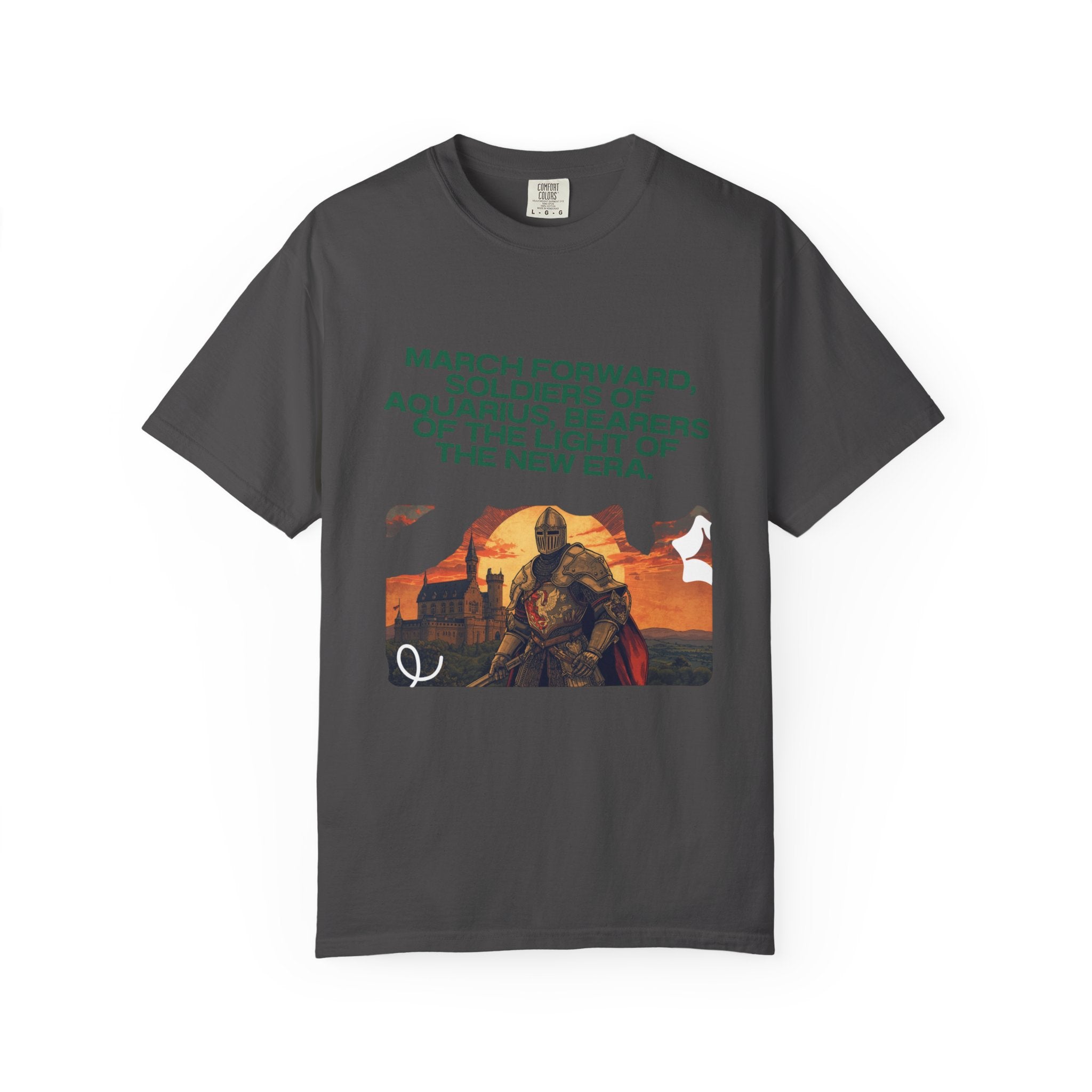 Aquarius Era T-Shirt — "March Forward, Soldiers of Aquarius"