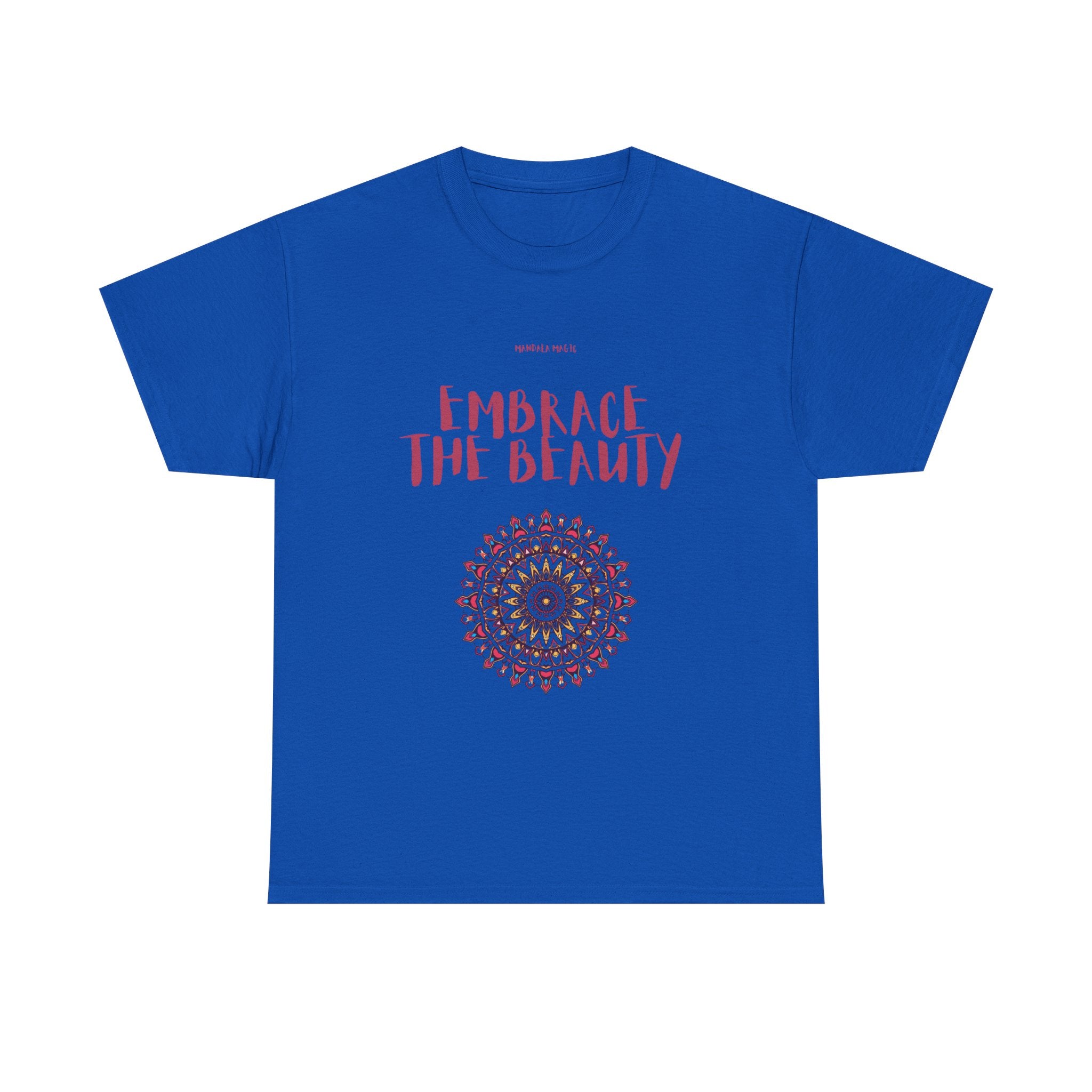 Embrace The Beauty mandala Tee | Floral Boho inspirational shirt