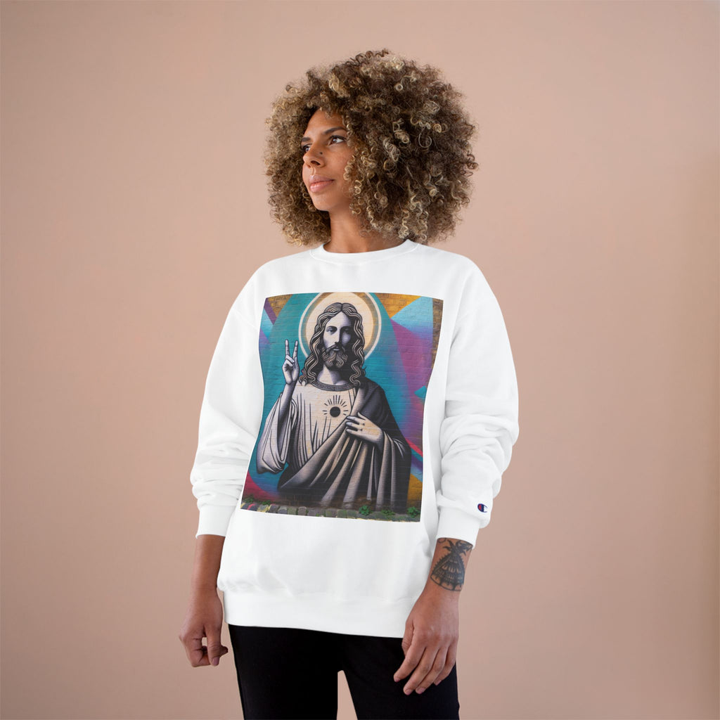 Vintage Jesus Champion Sweatshirt, Christian Apparel, Faith Sweatshirt, Peace