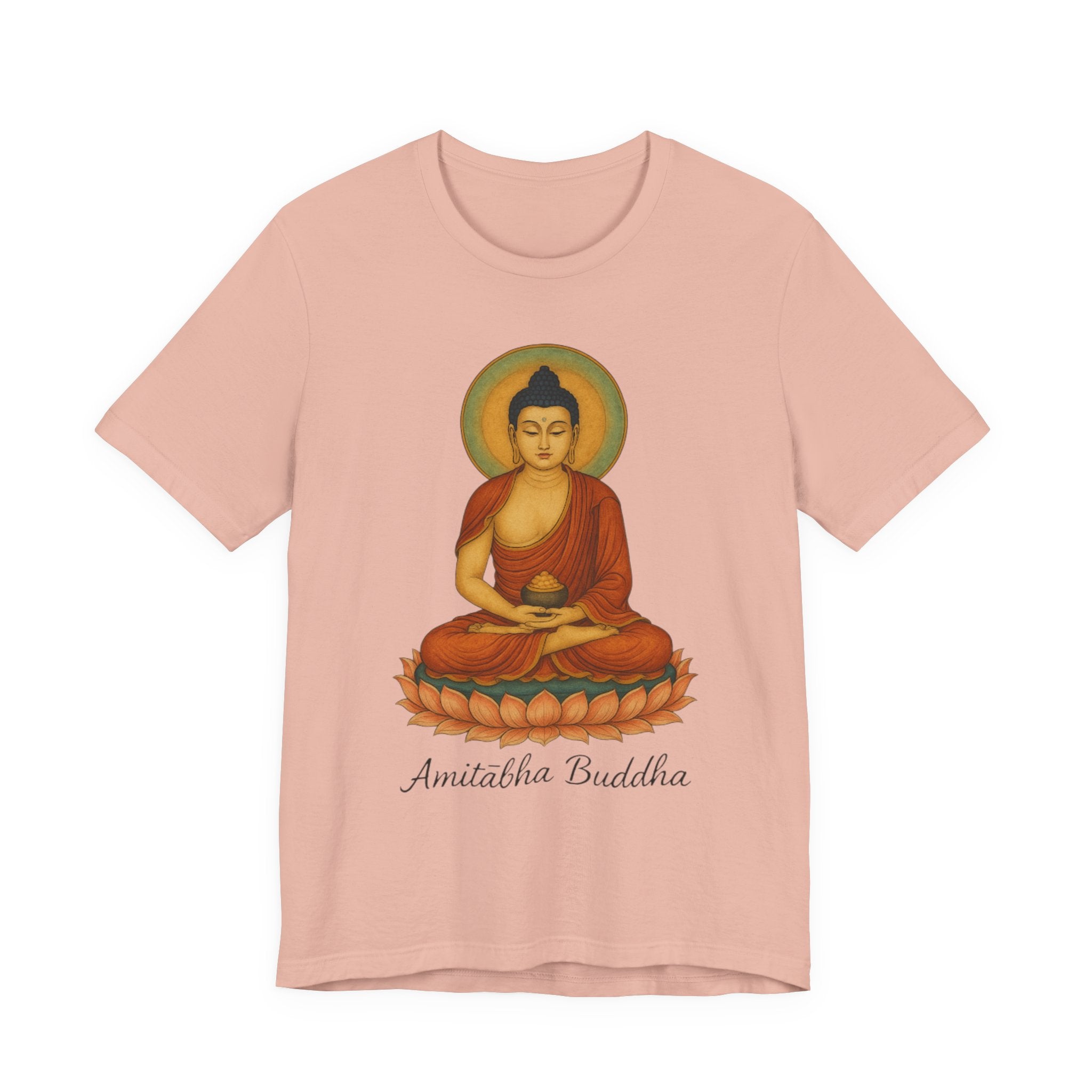 Amitabha Buddha Unisex Jersey Tee, Spiritual Shirt, Meditation, Buddhism, Yoga