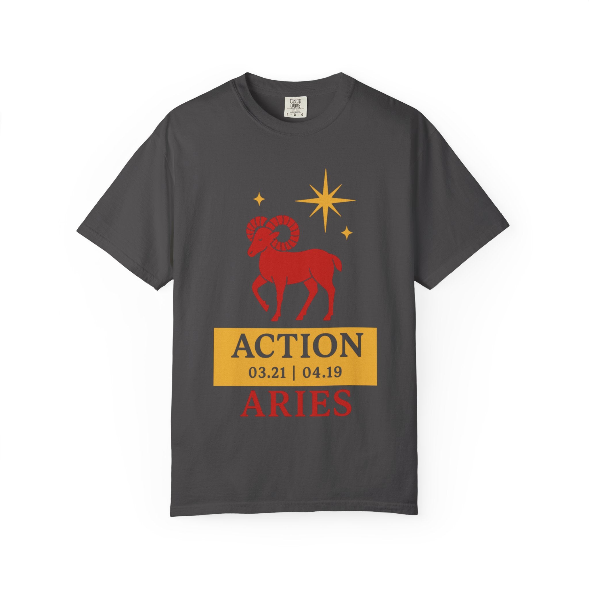 Aries Zodiac Unisex T-shirt | Action | Born on 03.21 to 04.19
