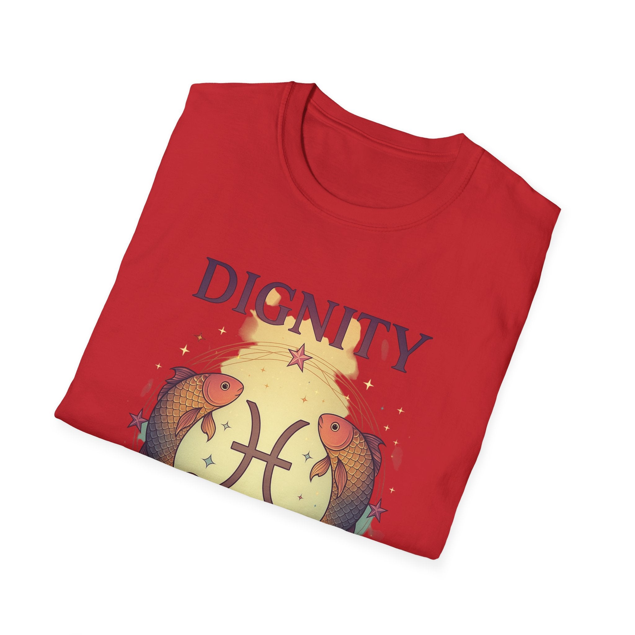 Pisces Astrology T-Shirt - Dignity & Stars Graphic | Zodiac
