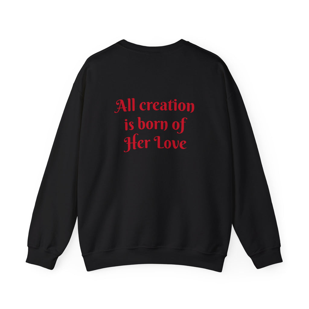 Divine Motherhood, Isis, Mary, Devaki - Unisex Heavy Blend™ Crewneck Sweatshirt