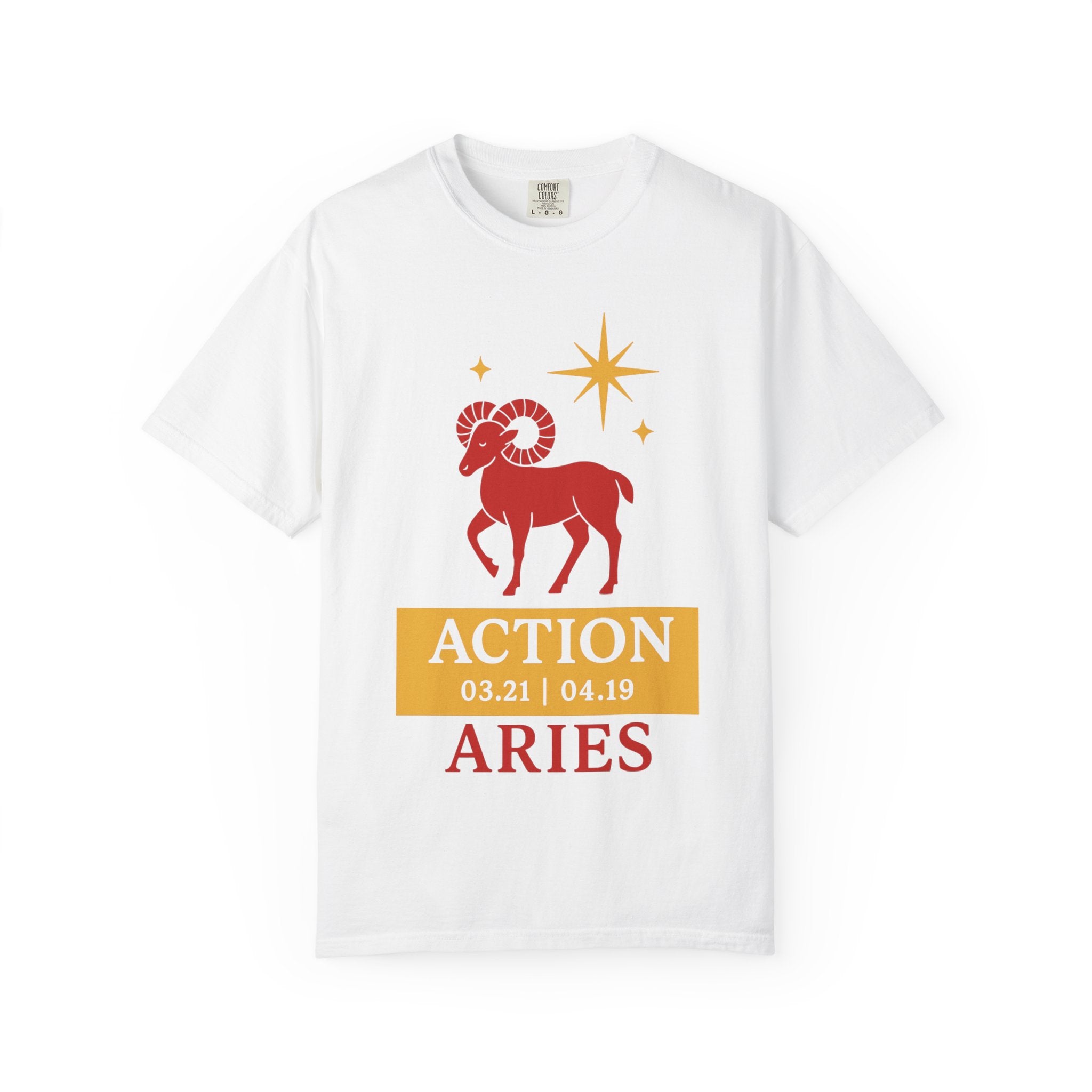 Aries Zodiac Unisex T-shirt | Action | Born on 03.21 to 04.19