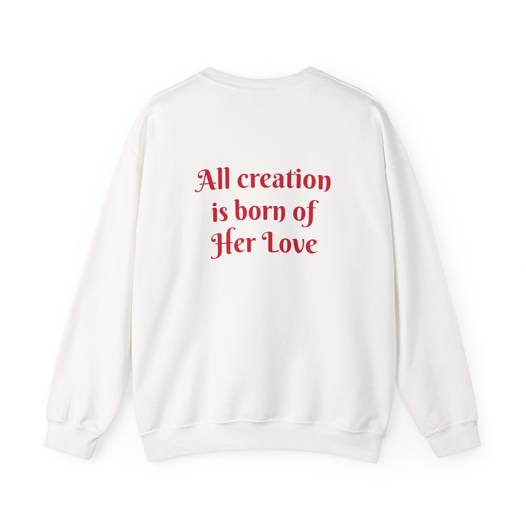 Divine Motherhood, Isis, Mary, Devaki - Unisex Heavy Blend™ Crewneck Sweatshirt