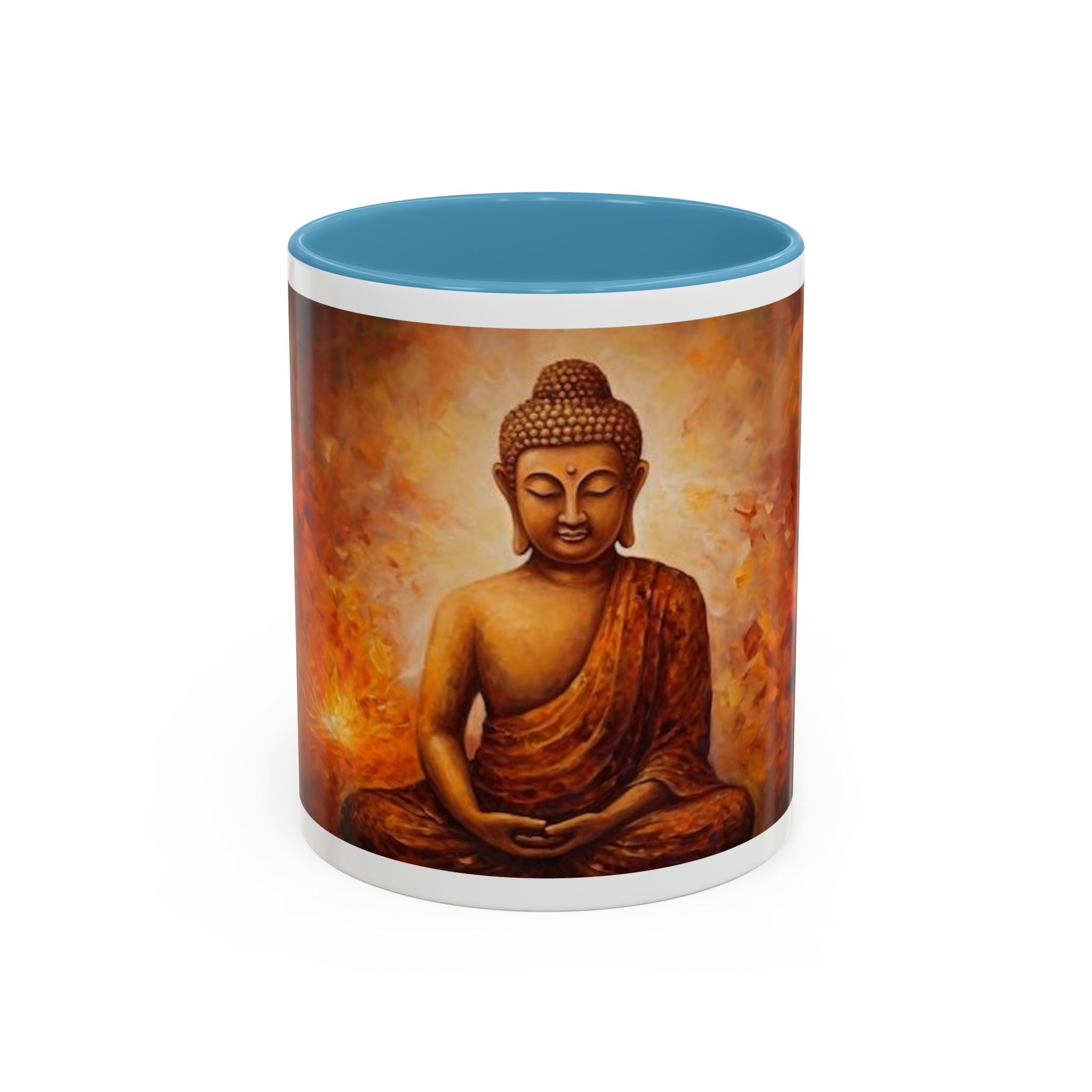 Meditative Buddha Coffee Mug | Zen Tea Cup for Yoga Lovers, Gift for