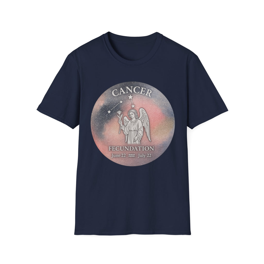 Cancer Zodiac Unisex Softstyle T-Shirt - Astrology Gift - June 22 to July 22