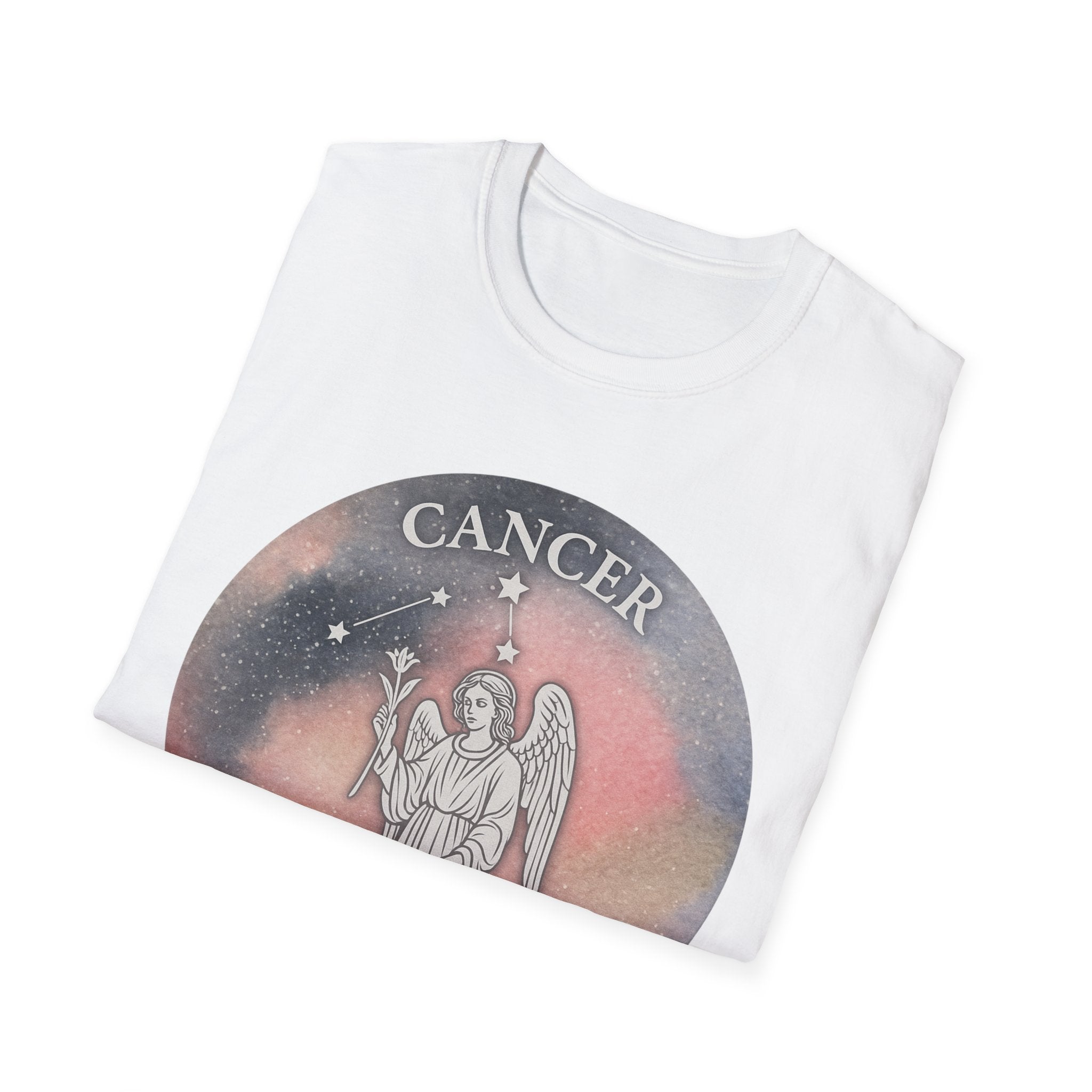 Cancer Zodiac Unisex Softstyle T-Shirt - Astrology Gift - June 22 to July 22