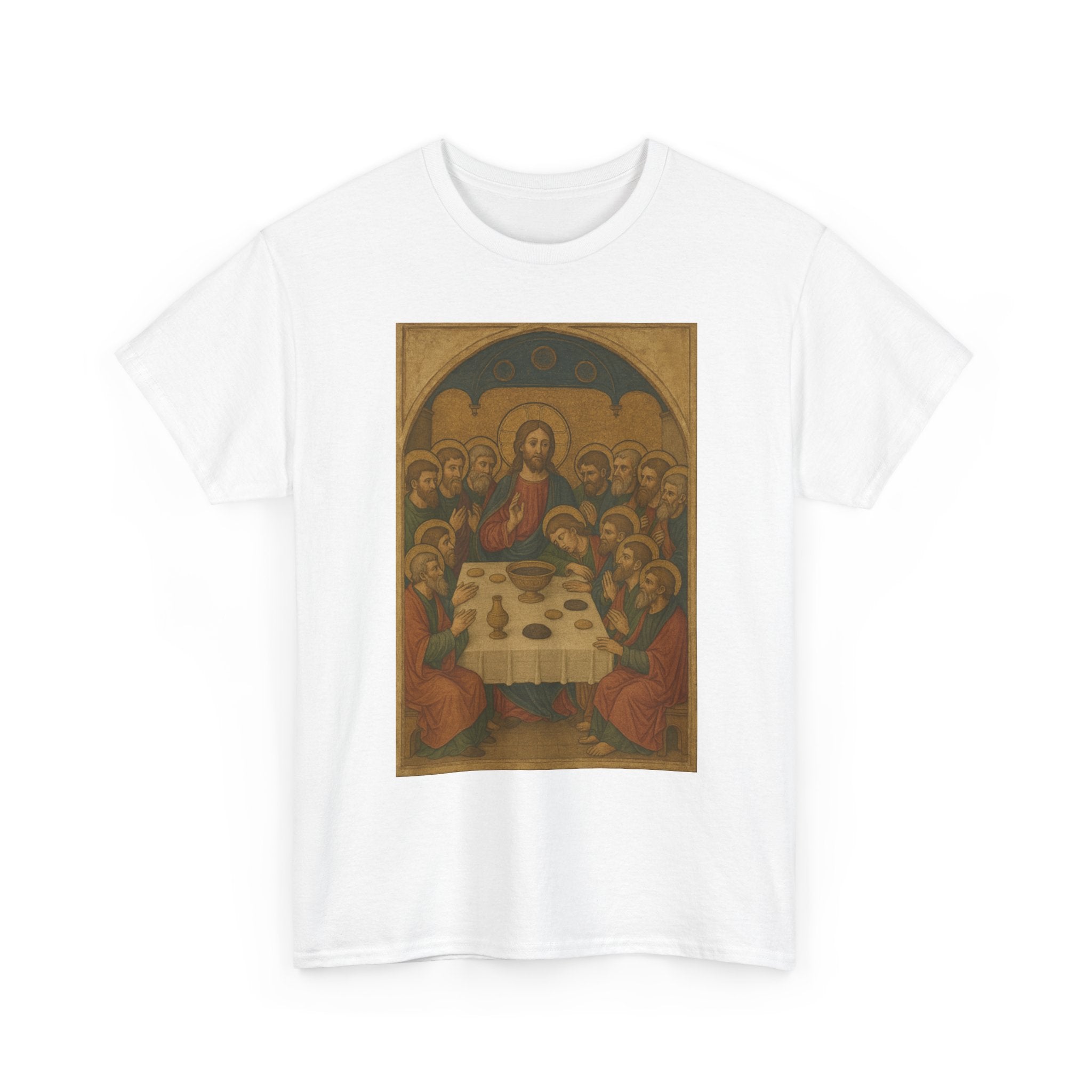 Vintage Last Supper Tee, Faith-Based Apparel, Unisex Graphic T-Shirt, Religious