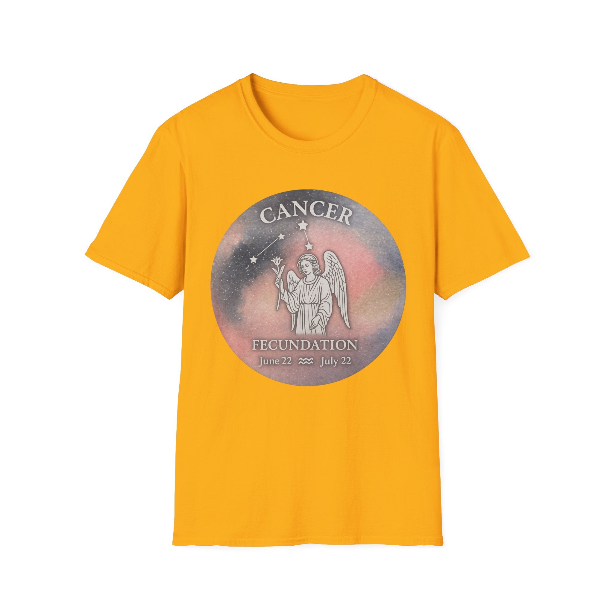 Cancer Zodiac Unisex Softstyle T-Shirt - Astrology Gift - June 22 to July 22