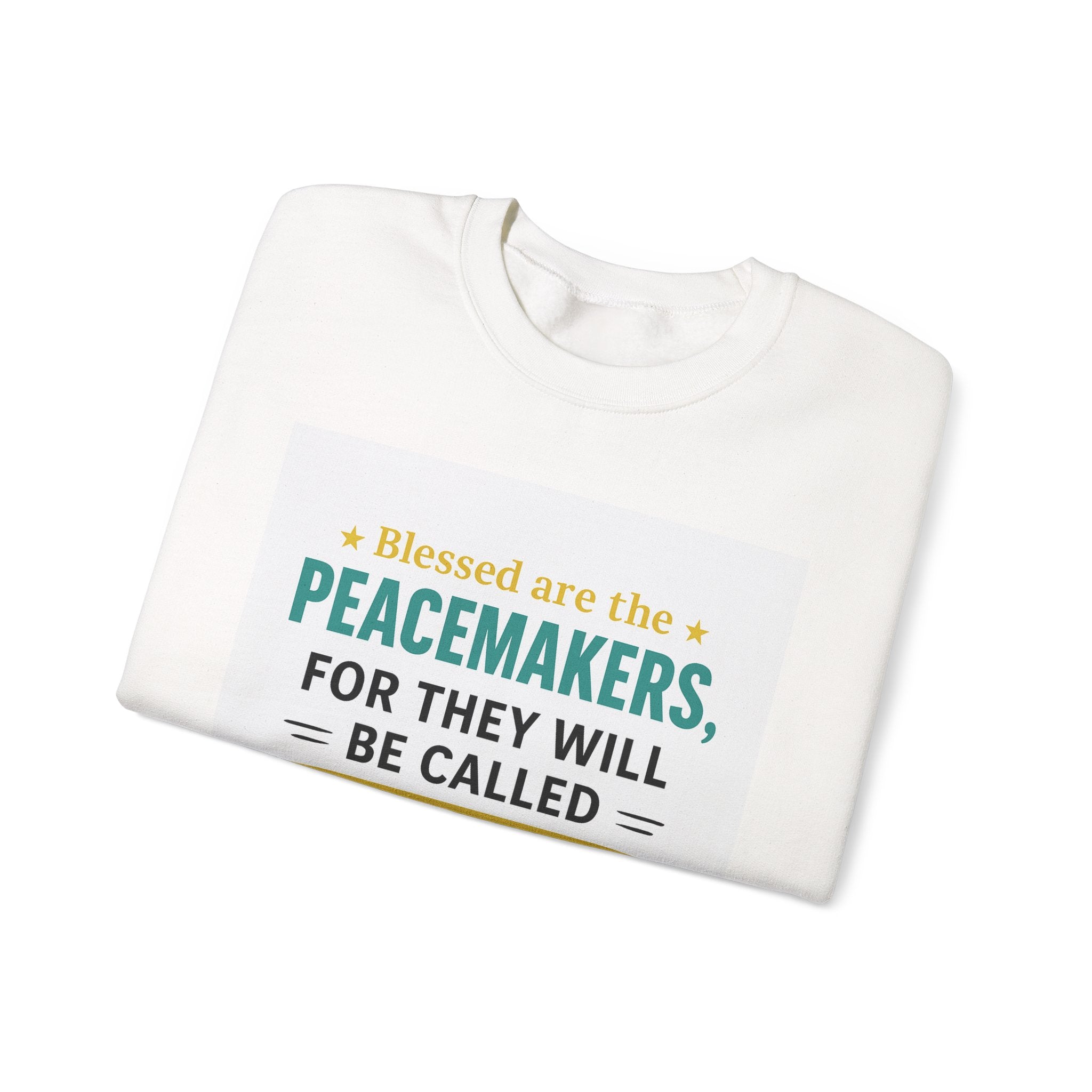 Blessed Are the Peacemakers Crewneck Sweatshirt, Unisex Sweatshirt, Christian,