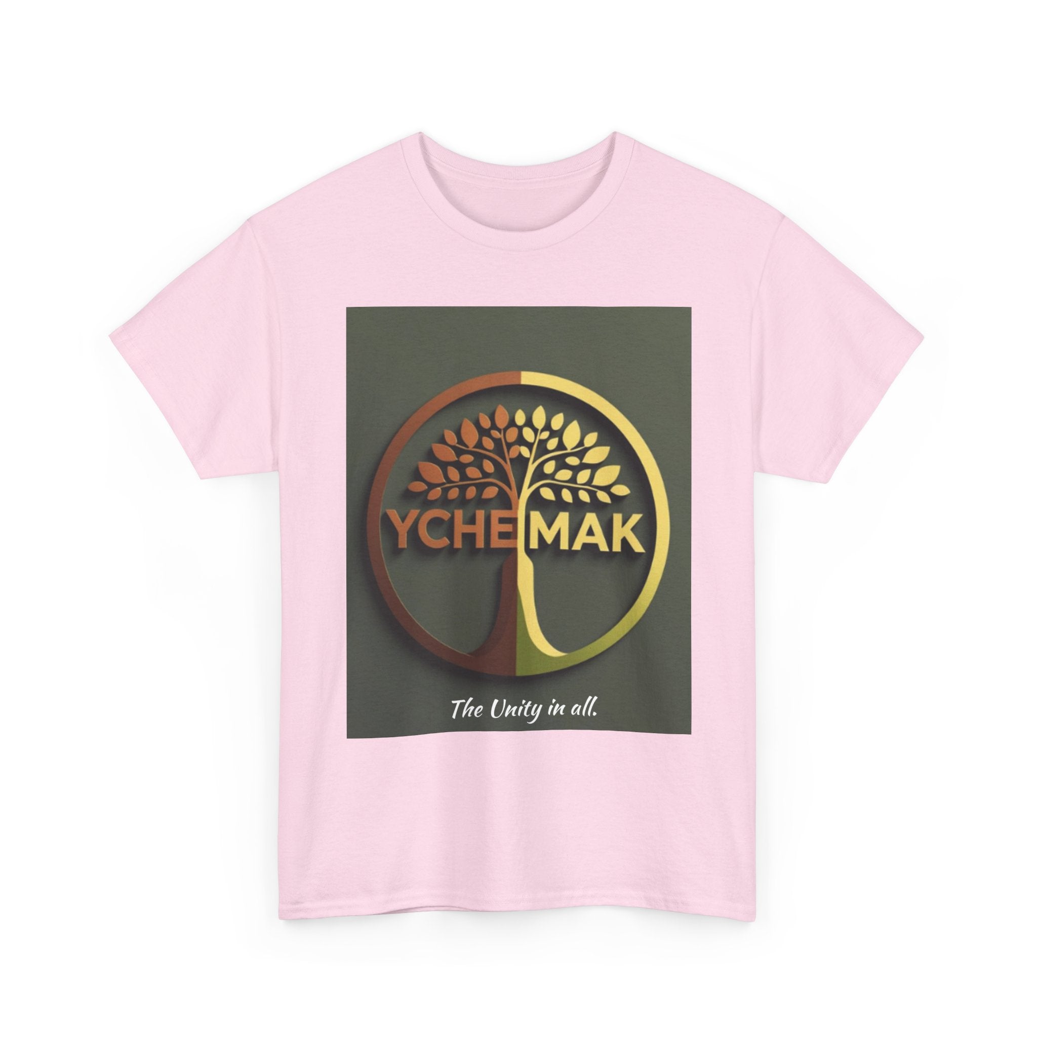 YCHEMAK Logo T-Shirt — "The Unity in All" Graphic Tee.