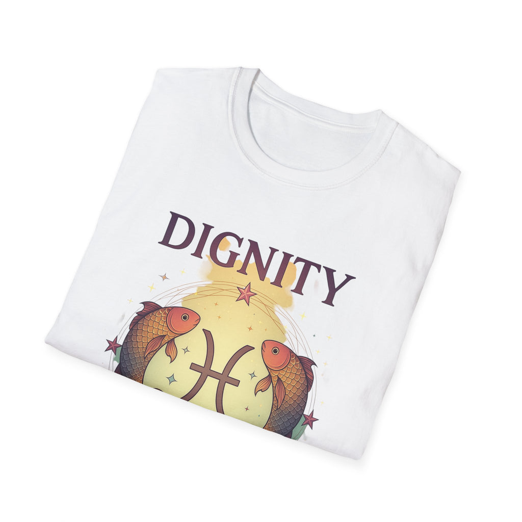 Pisces Astrology T-Shirt - Dignity & Stars Graphic | Zodiac