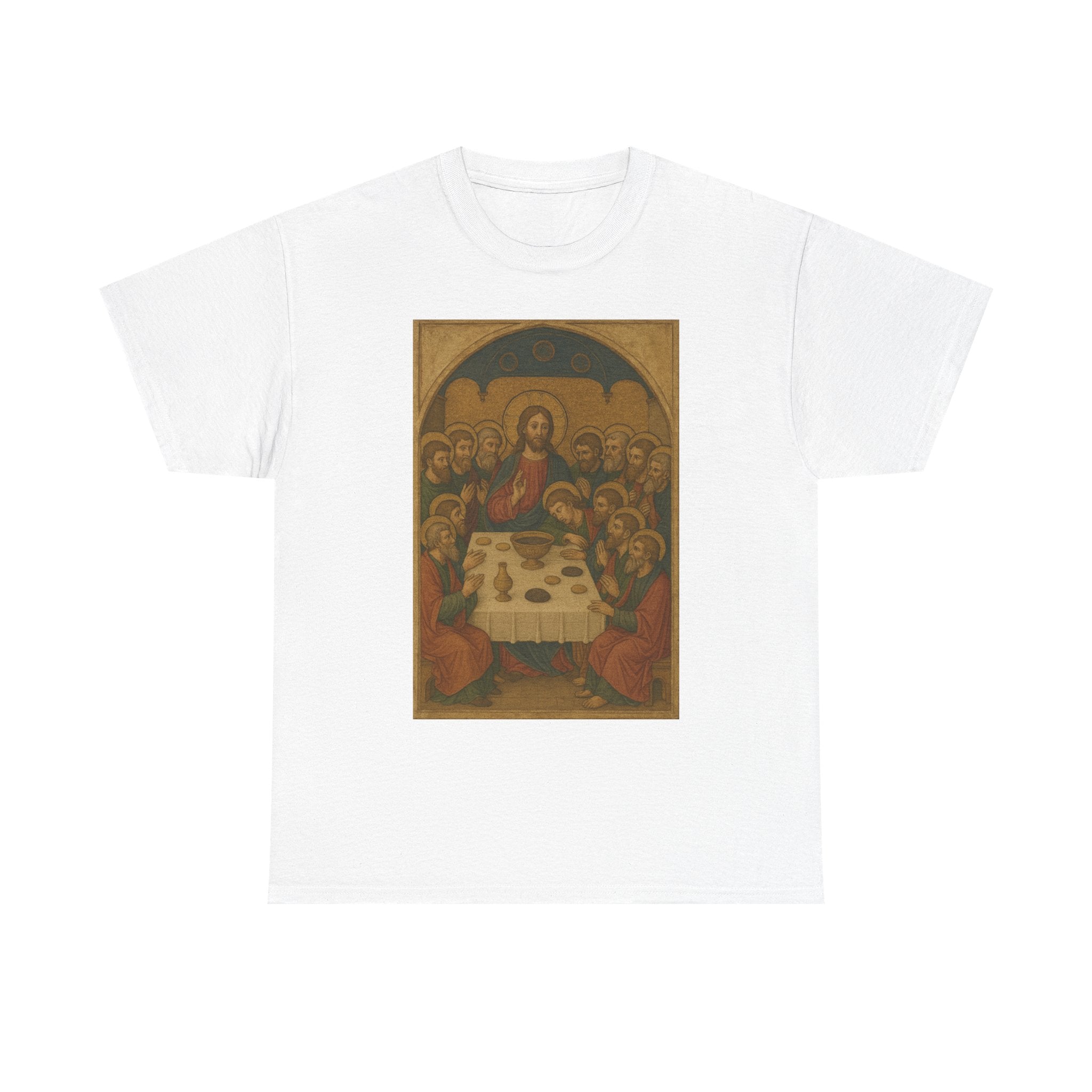 Vintage Last Supper Tee, Faith-Based Apparel, Unisex Graphic T-Shirt, Religious