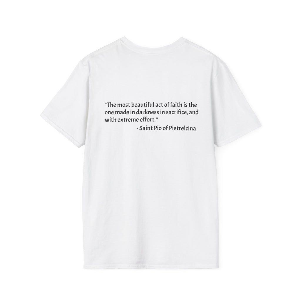Saint Pio Inspirational T-Shirt, Christian, Catholic, Spiritual Wear, Padre Pio