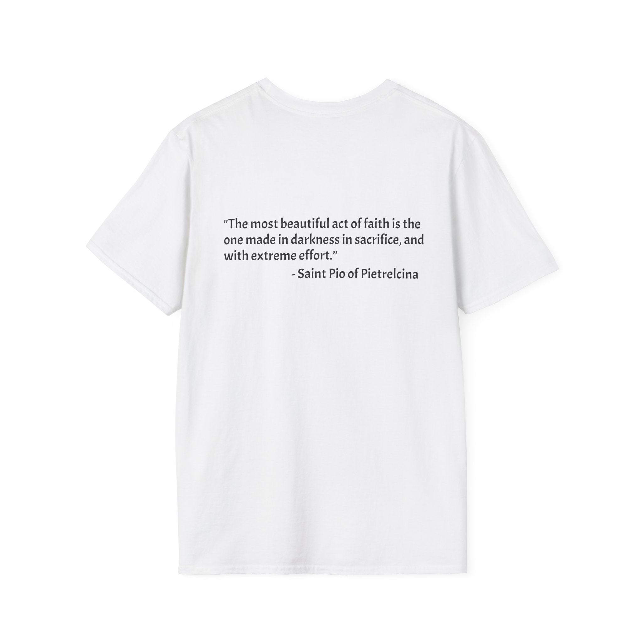 Saint Pio Inspirational T-Shirt, Christian, Catholic, Spiritual Wear, Padre Pio