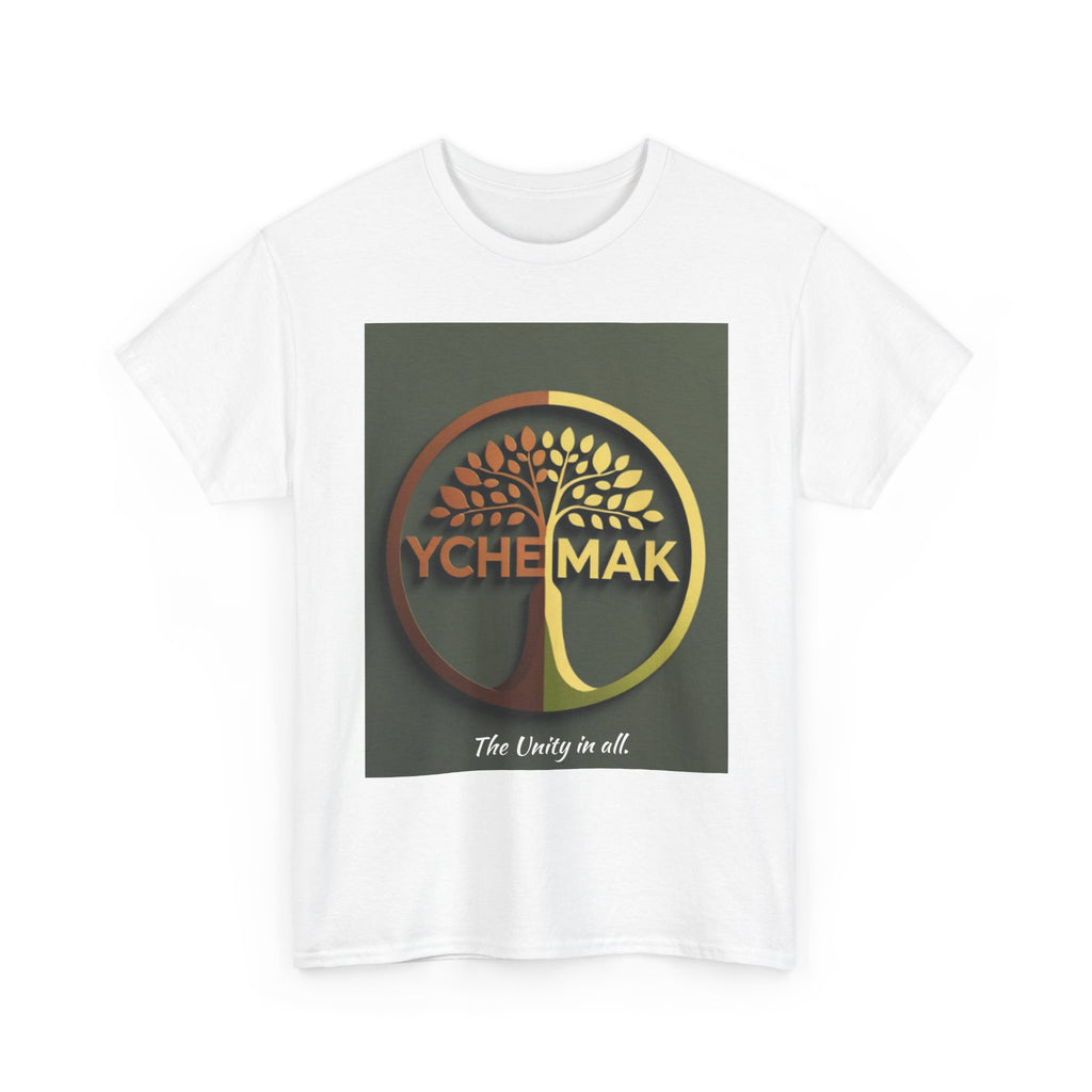 YCHEMAK Logo T-Shirt — "The Unity in All" Graphic Tee.