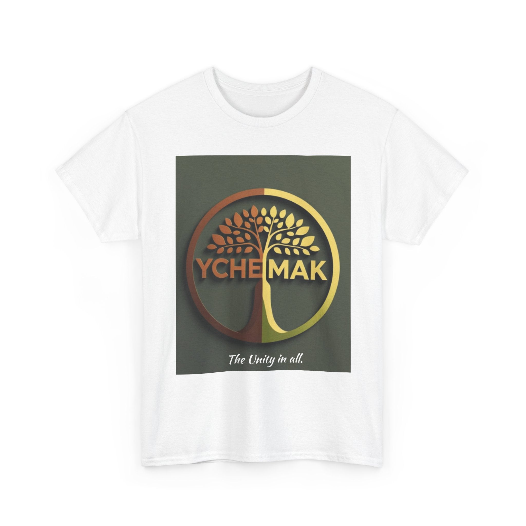 YCHEMAK Logo T-Shirt — "The Unity in All" Graphic Tee.