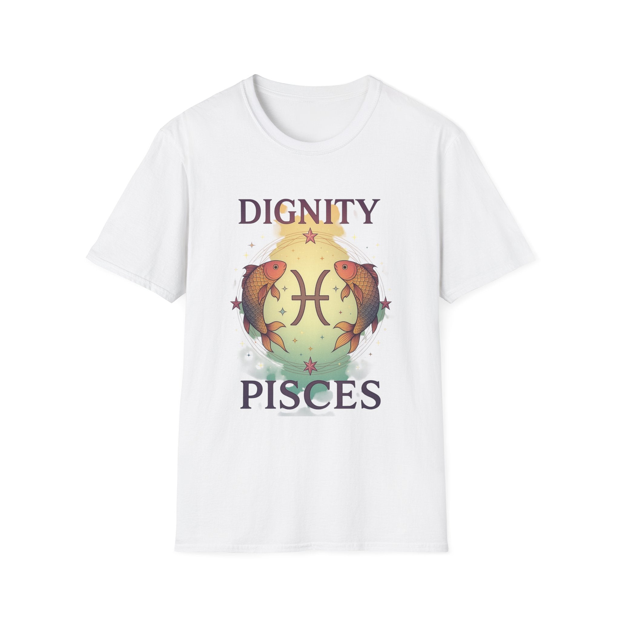 Pisces Astrology T-Shirt - Dignity & Stars Graphic | Zodiac
