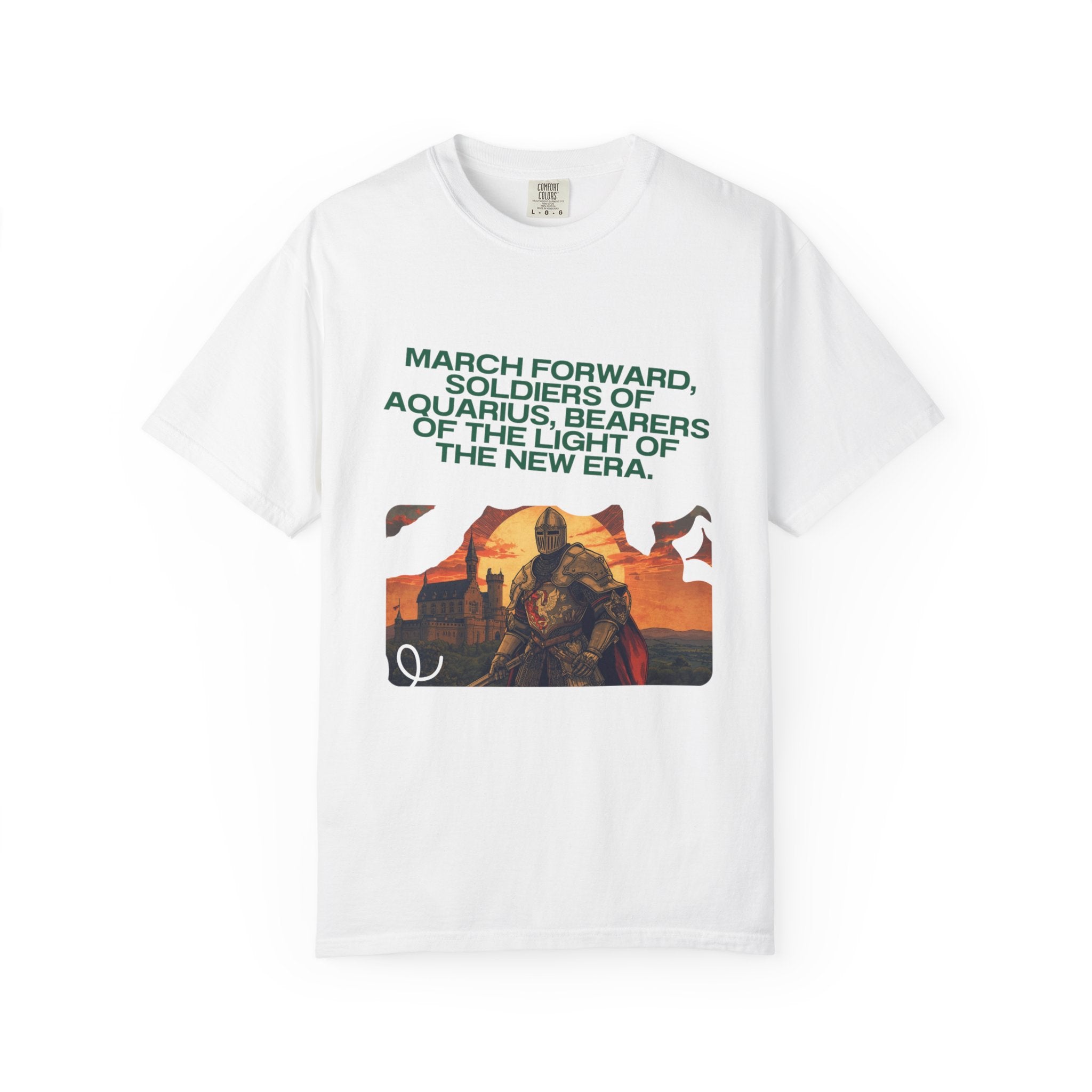 Aquarius Era T-Shirt — "March Forward, Soldiers of Aquarius"
