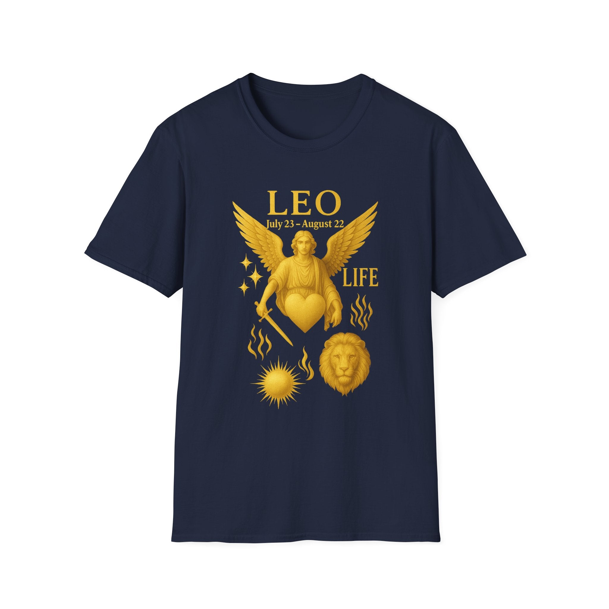 Leo Zodiac Unisex T-Shirt - August Life Design