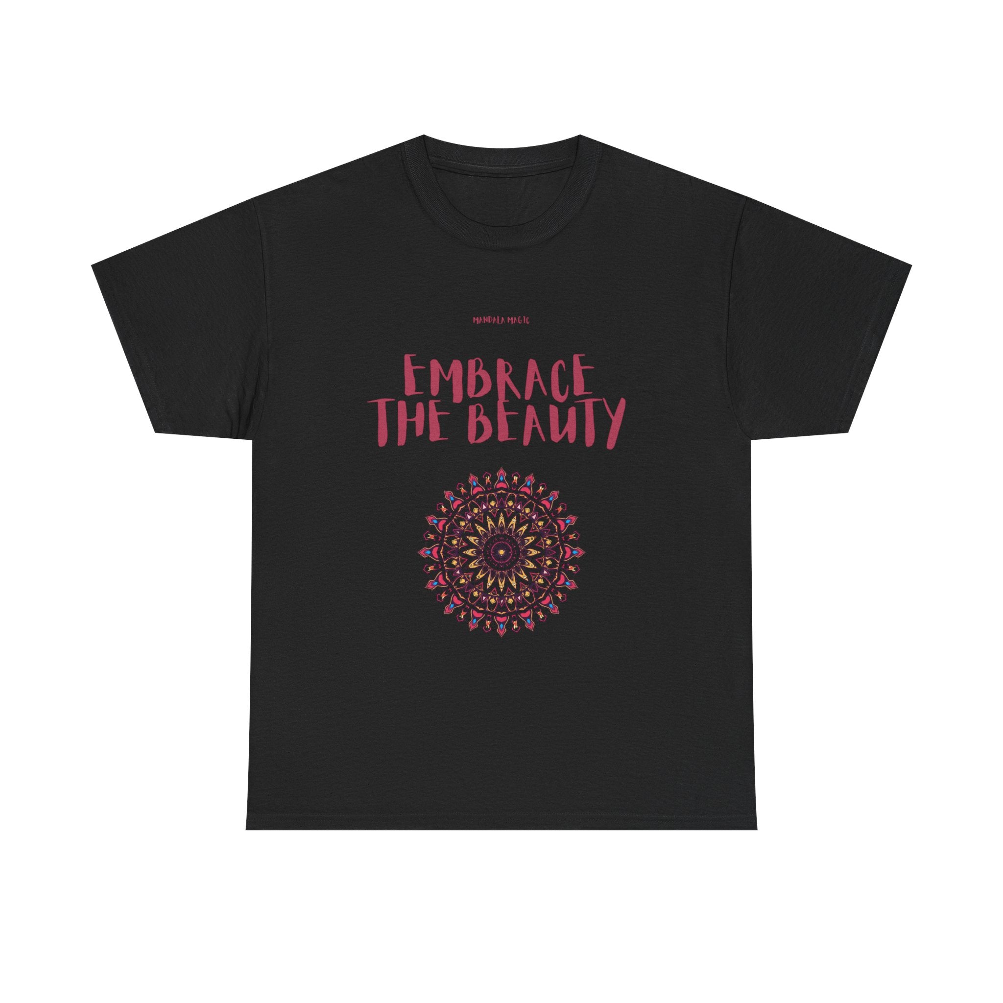Embrace The Beauty mandala Tee | Floral Boho inspirational shirt