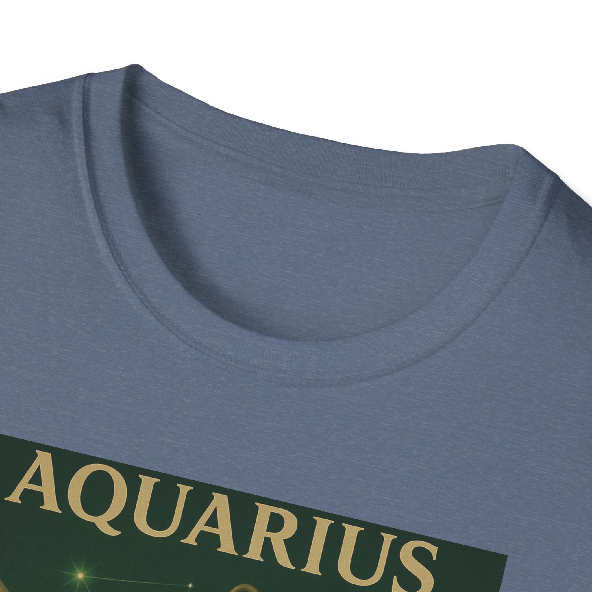 Aquarius Altruism Unisex Softstyle T-Shirt - Celestial Zodiac Tee