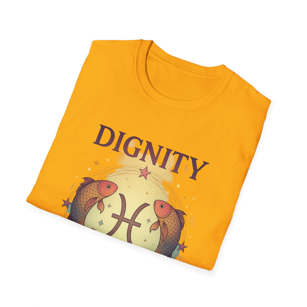 Pisces Astrology T-Shirt - Dignity & Stars Graphic | Zodiac