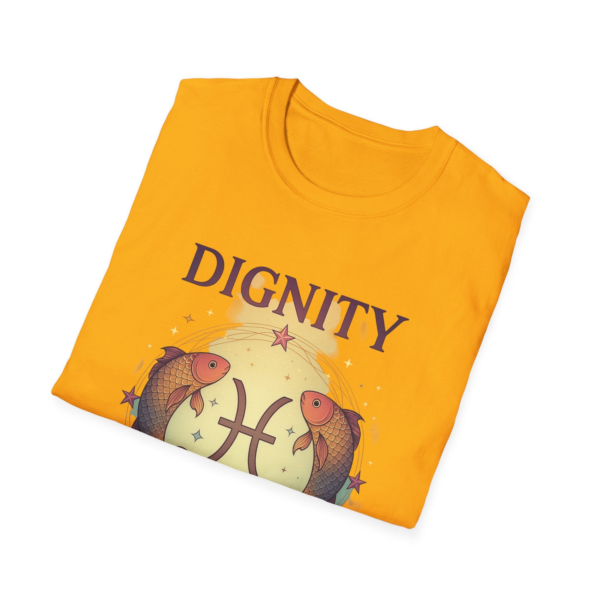 Pisces Astrology T-Shirt - Dignity & Stars Graphic | Zodiac