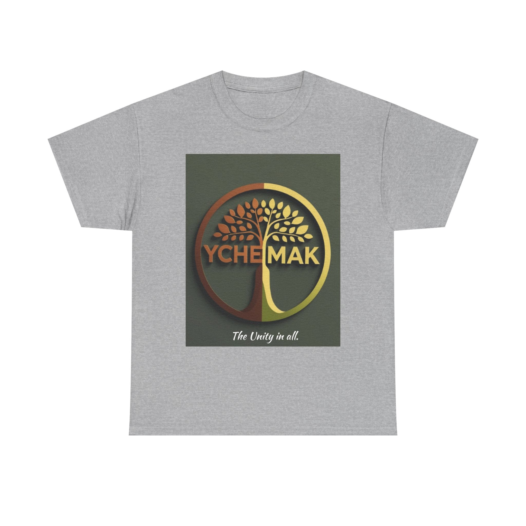 YCHEMAK Logo T-Shirt — "The Unity in All" Graphic Tee.