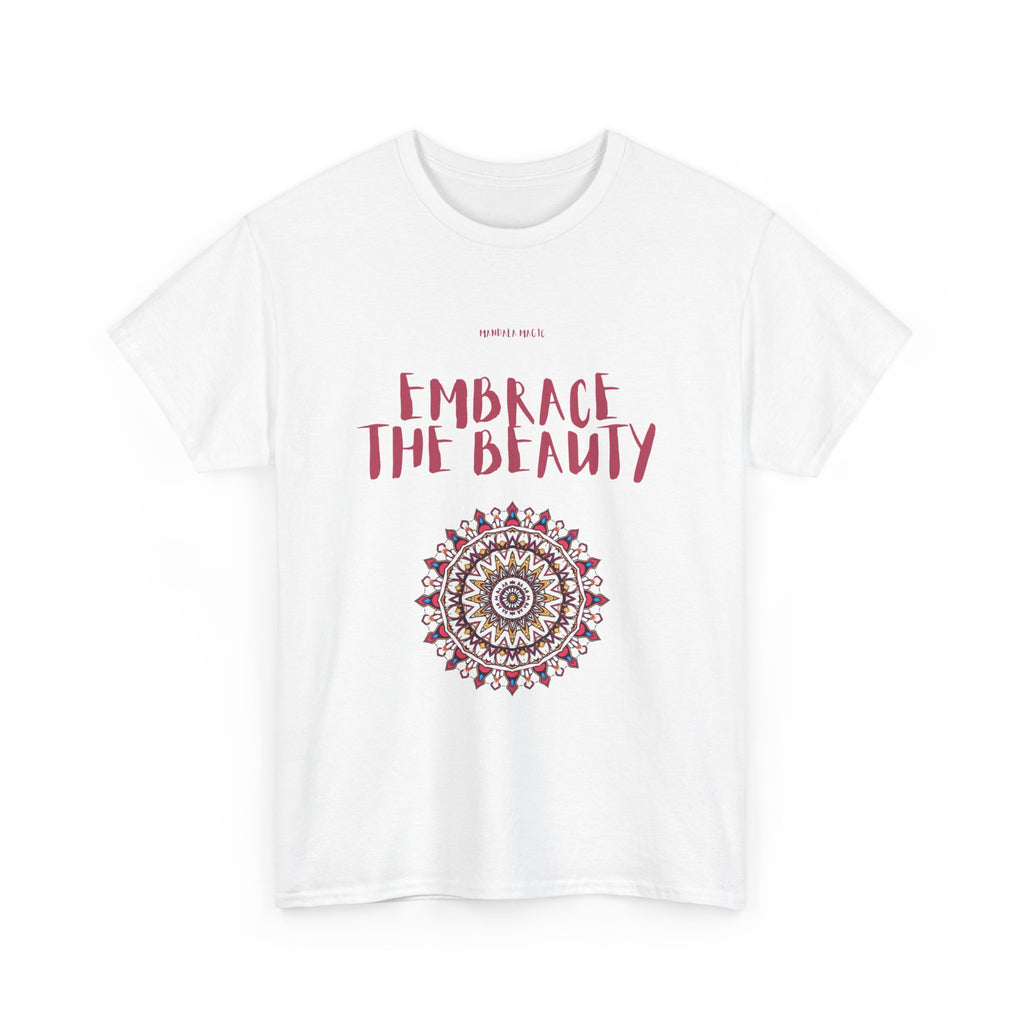 Embrace The Beauty mandala Tee | Floral Boho inspirational shirt