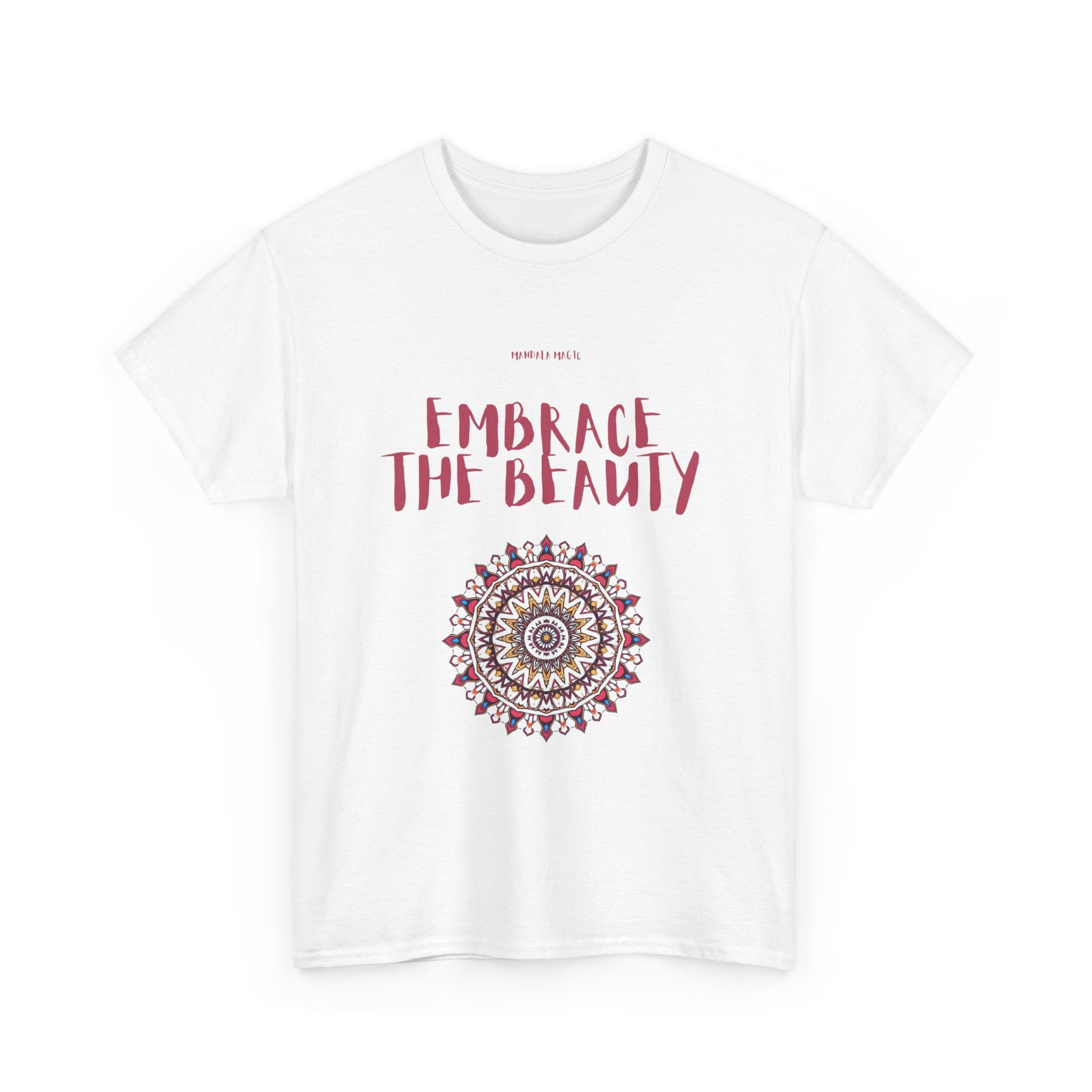 Embrace The Beauty mandala Tee | Floral Boho inspirational shirt