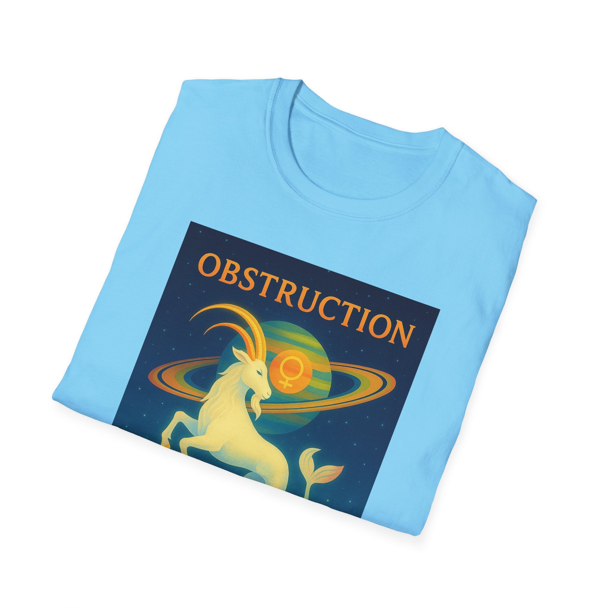 Capricorn Zodiac Graphic Tee - Unisex Softstyle T-Shirt | Astrology