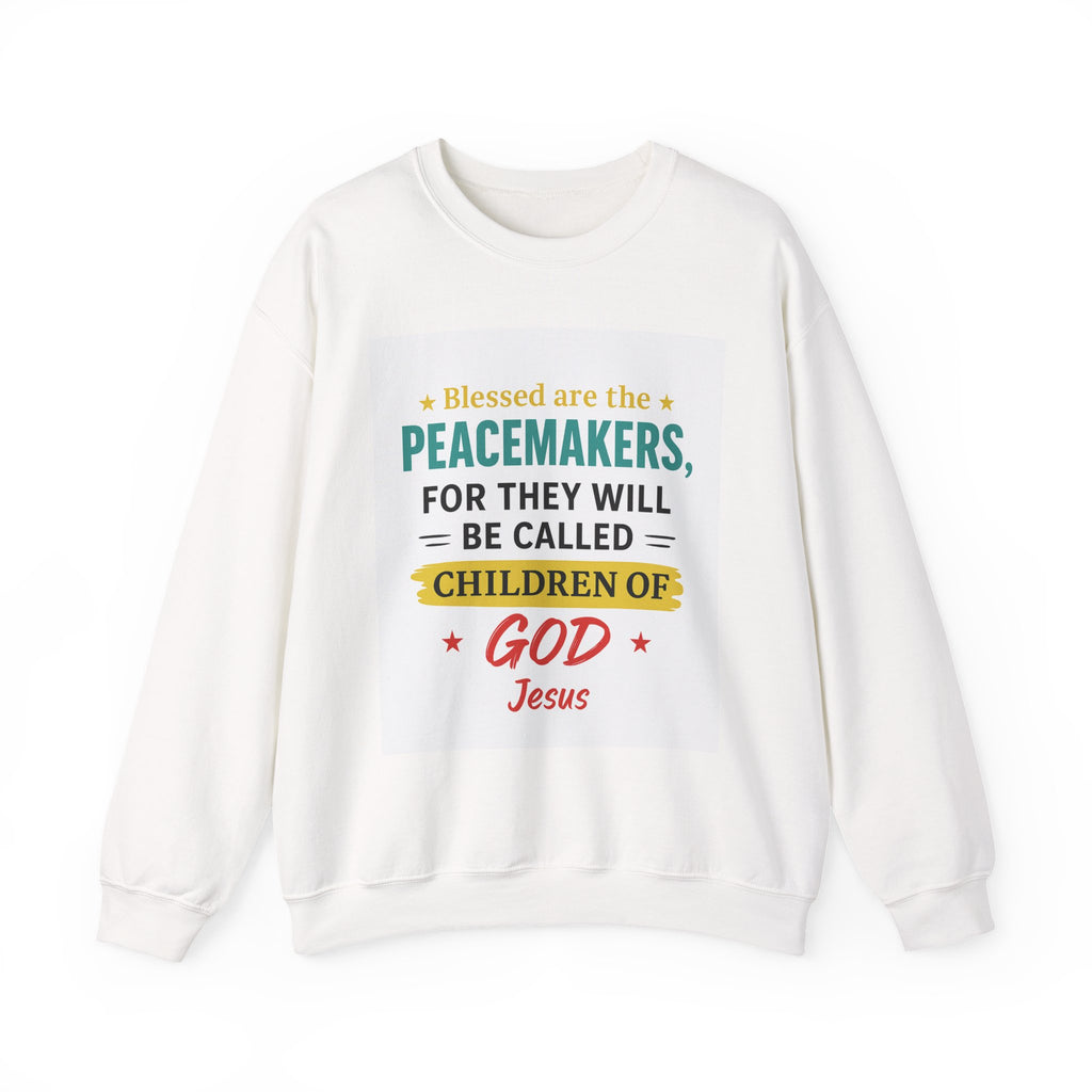 Blessed Are the Peacemakers Crewneck Sweatshirt, Unisex Sweatshirt, Christian,