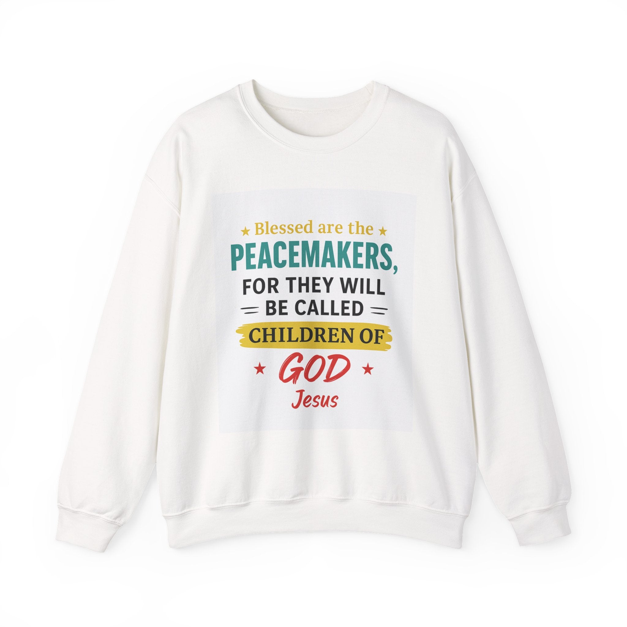 Blessed Are the Peacemakers Crewneck Sweatshirt, Unisex Sweatshirt, Christian,