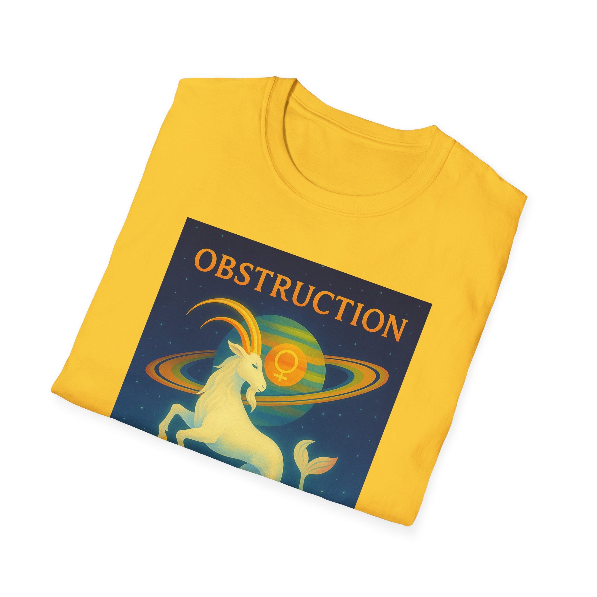 Capricorn Zodiac Graphic Tee - Unisex Softstyle T-Shirt | Astrology
