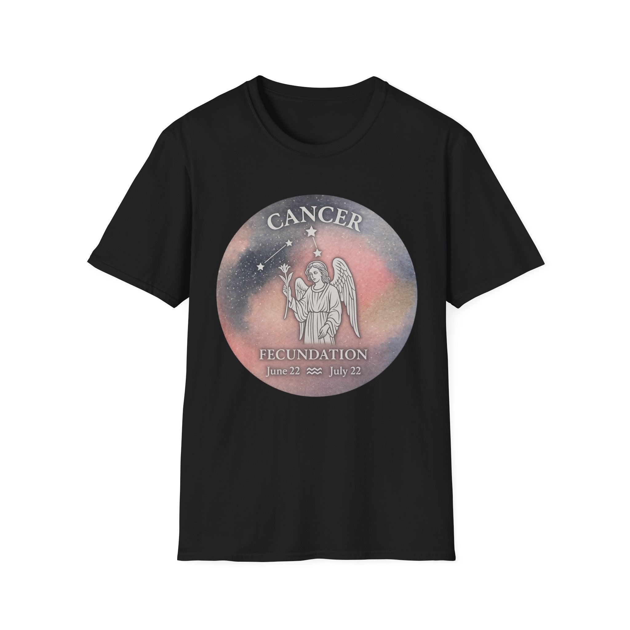 Cancer Zodiac Unisex Softstyle T-Shirt - Astrology Gift - June 22 to July 22
