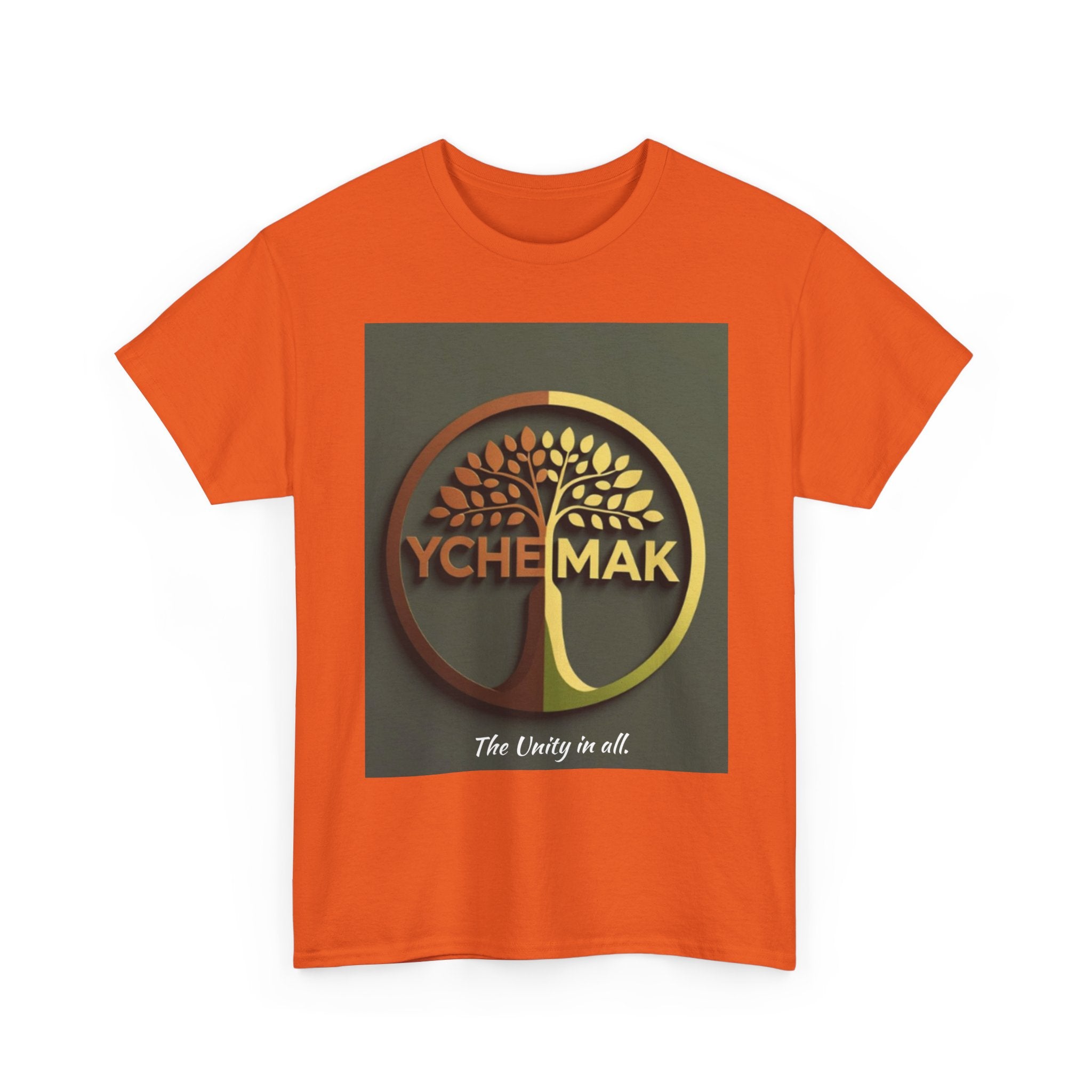 YCHEMAK Logo T-Shirt — "The Unity in All" Graphic Tee.