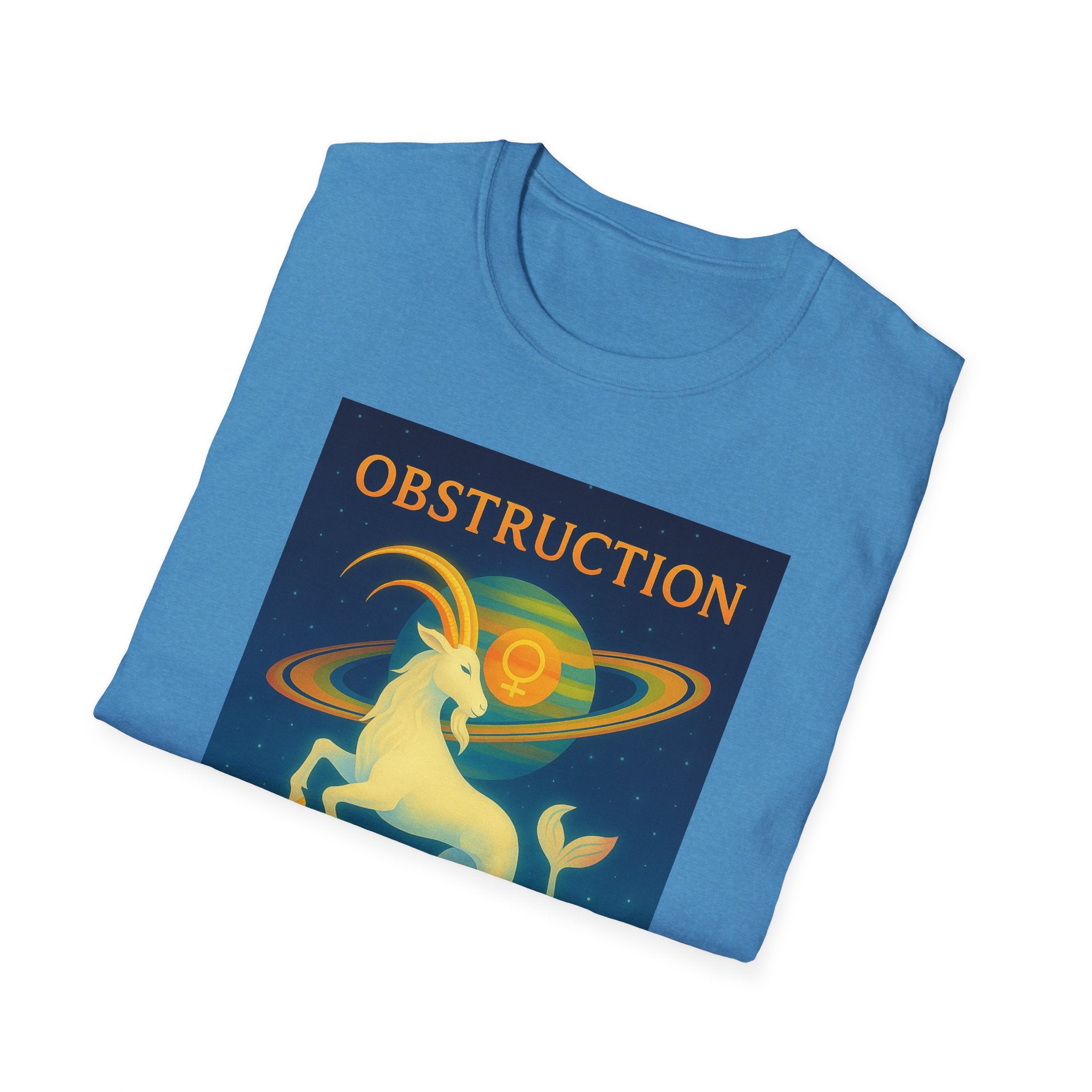 Capricorn Zodiac Graphic Tee - Unisex Softstyle T-Shirt | Astrology