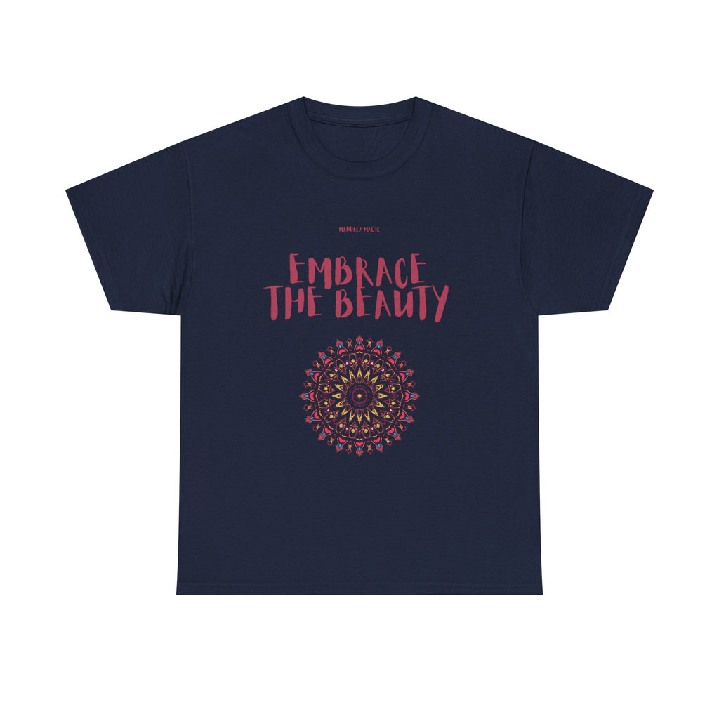Embrace The Beauty mandala Tee | Floral Boho inspirational shirt