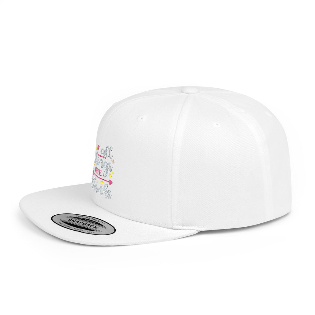 Snapback Hat — "Unicorn Girl Squad" Colorful Graphic Flat-Bill Cap