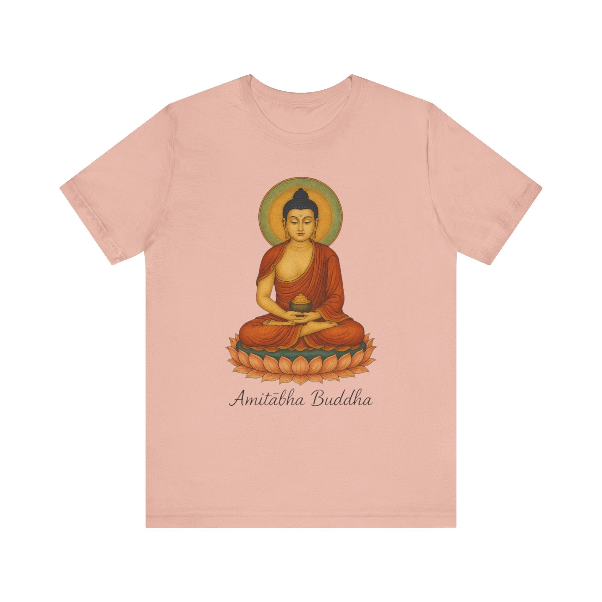 Amitabha Buddha Unisex Jersey Tee, Spiritual Shirt, Meditation, Buddhism, Yoga
