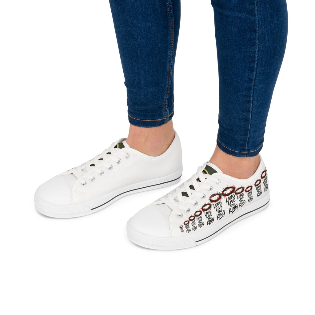 Women's Sneakers - Long Live the King (Jesus Christ)