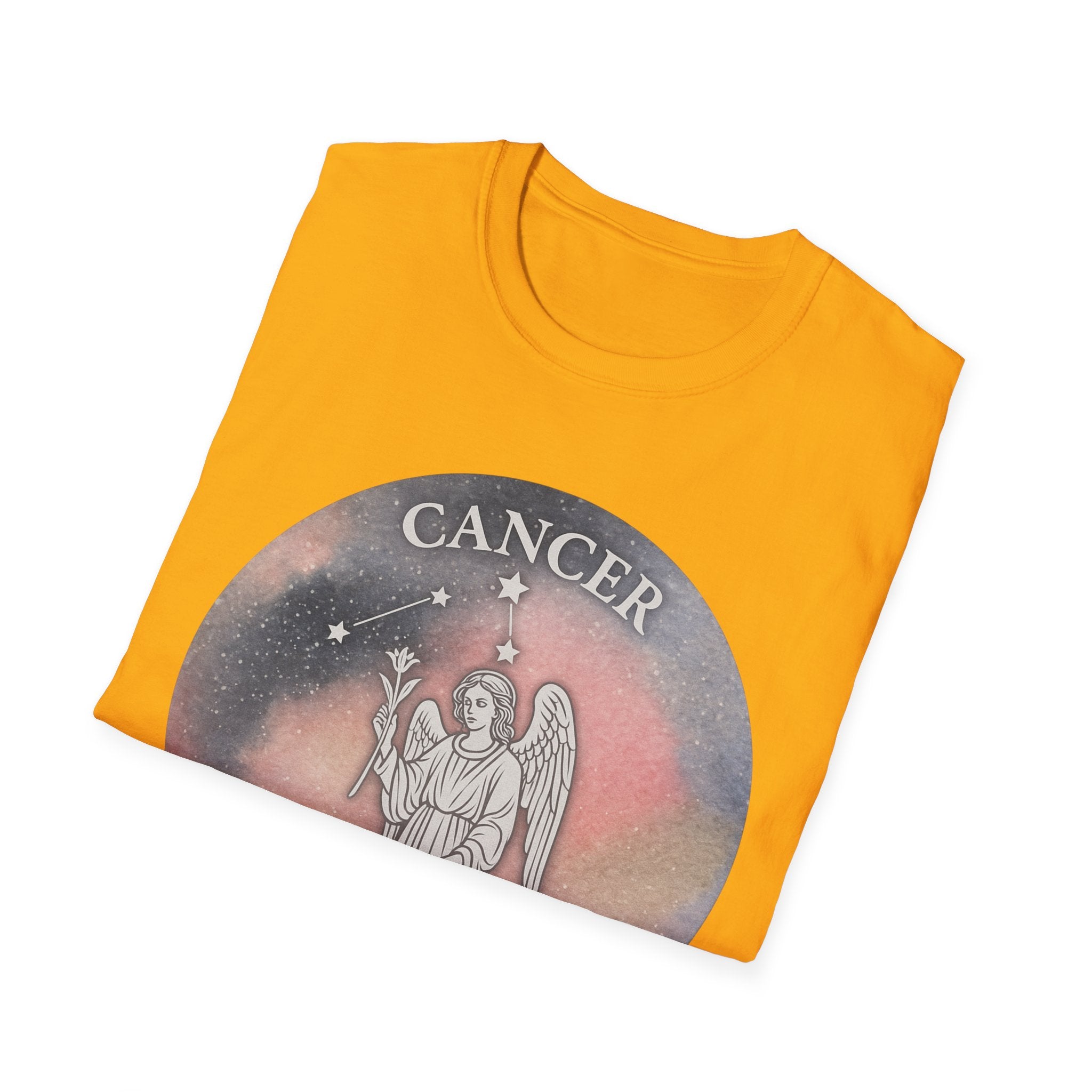 Cancer Zodiac Unisex Softstyle T-Shirt - Astrology Gift - June 22 to July 22