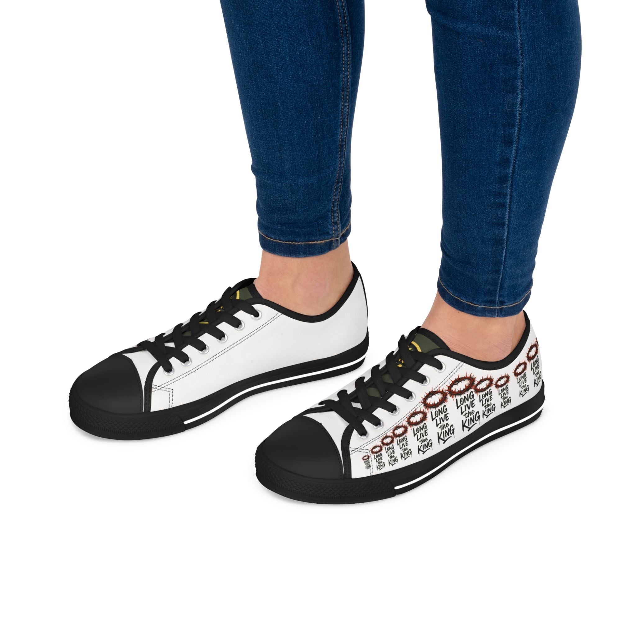 Women's Sneakers - Long Live the King (Jesus Christ)