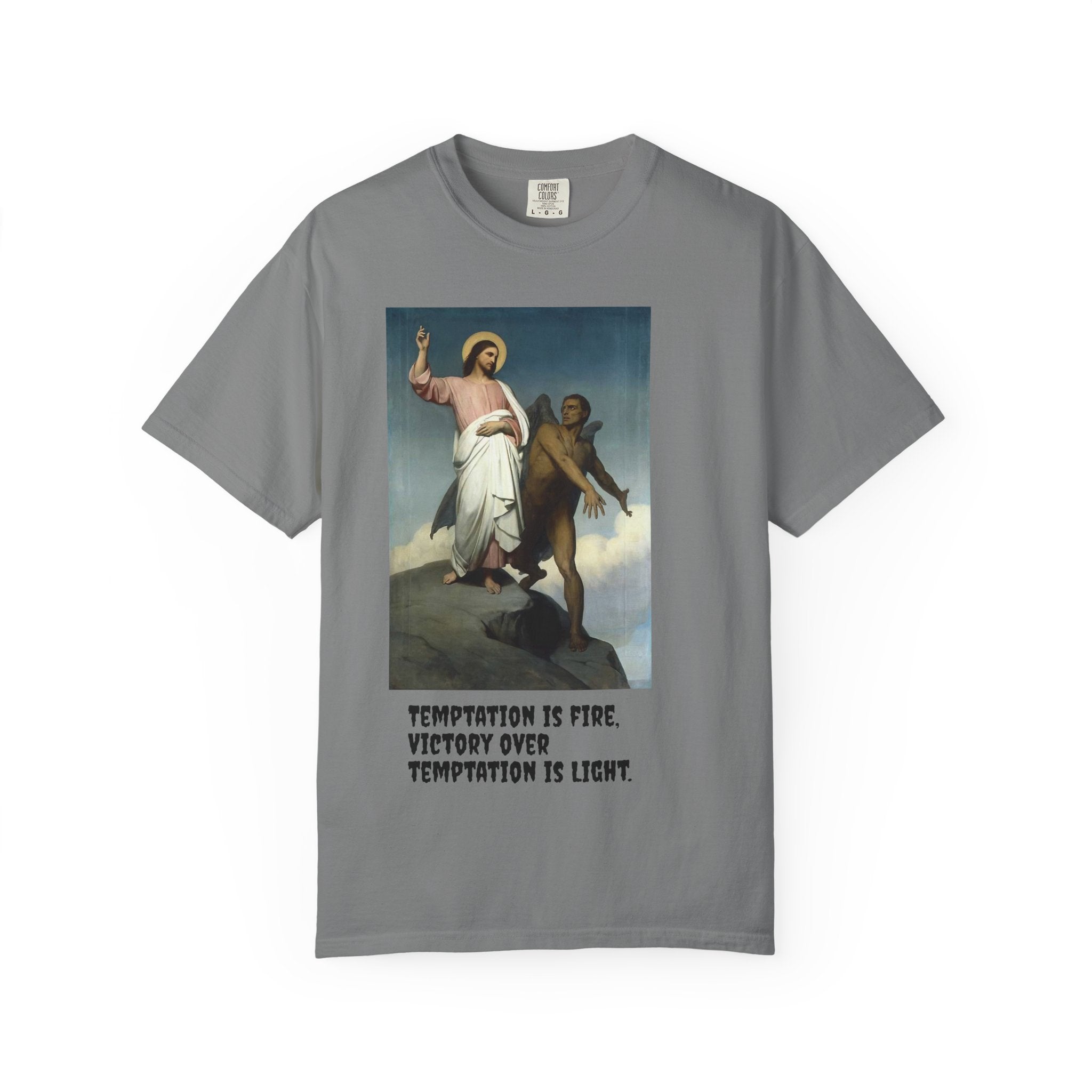 Inspirational T-Shirt, Vintage Religious Art Tee, Faith-Based Apparel, Unisex Christian Top, Gift for Believers & Spirituality