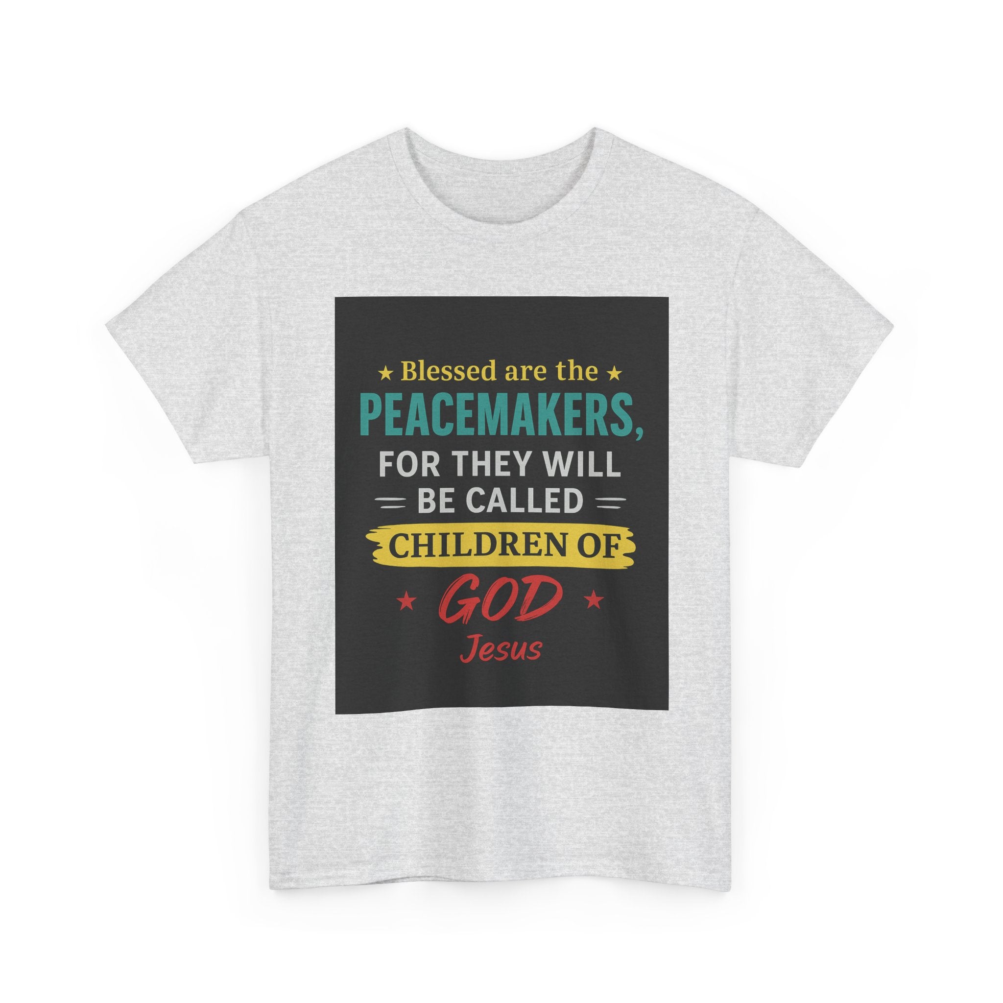 Christian Peacemaker Tee, Blessed are the Peacemakers Shirt, Faith-Based