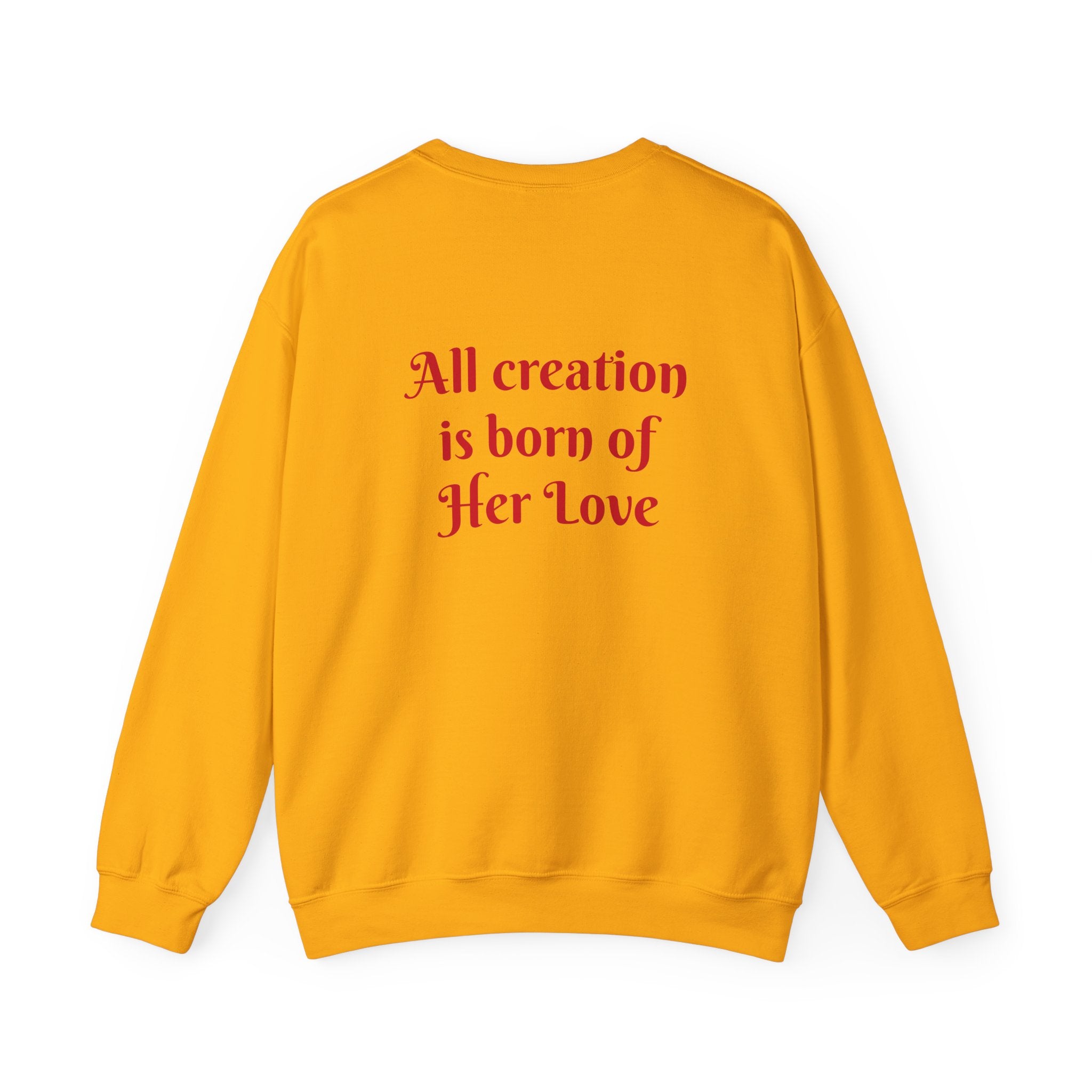 Divine Motherhood, Isis, Mary, Devaki - Unisex Heavy Blend™ Crewneck Sweatshirt