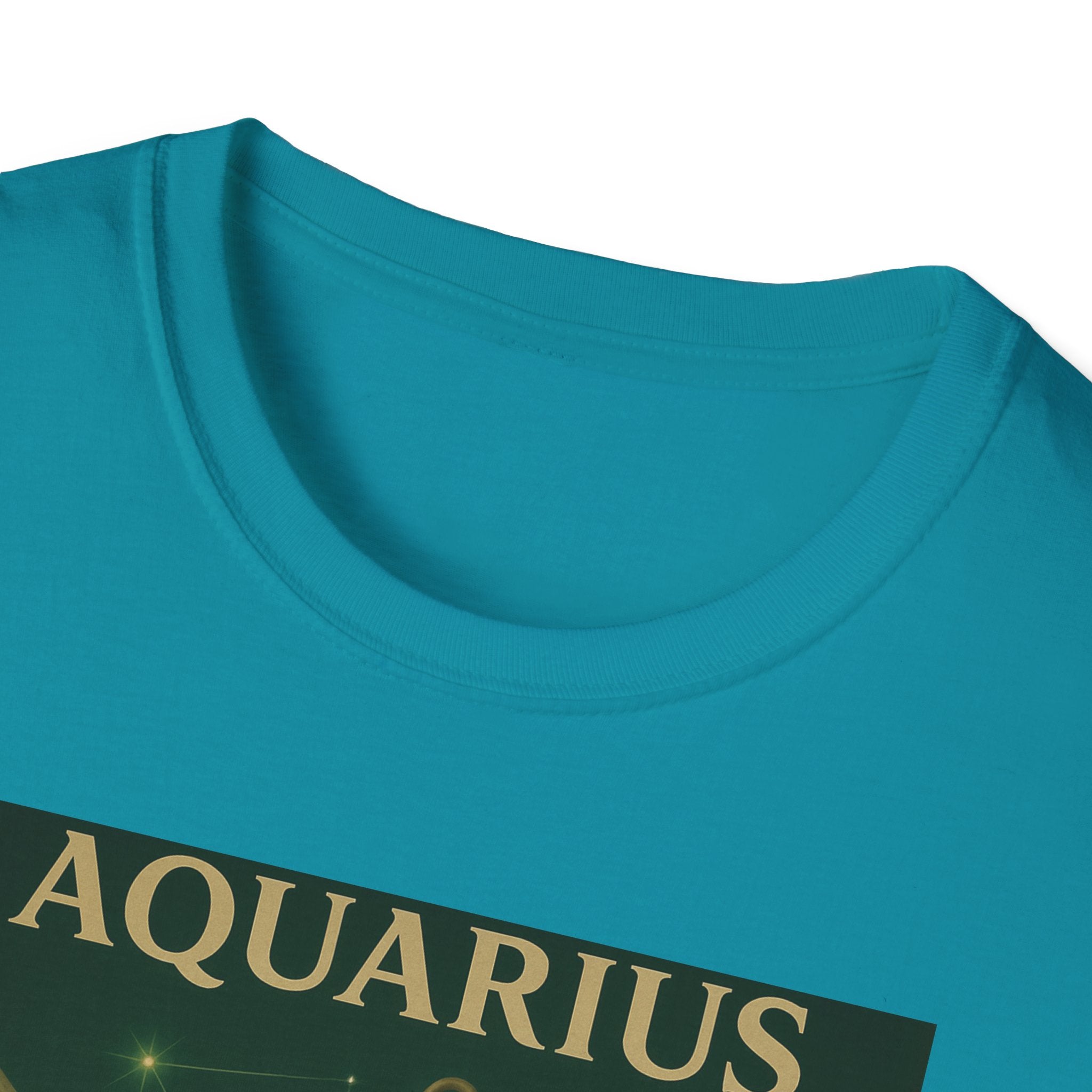 Aquarius Altruism Unisex Softstyle T-Shirt - Celestial Zodiac Tee