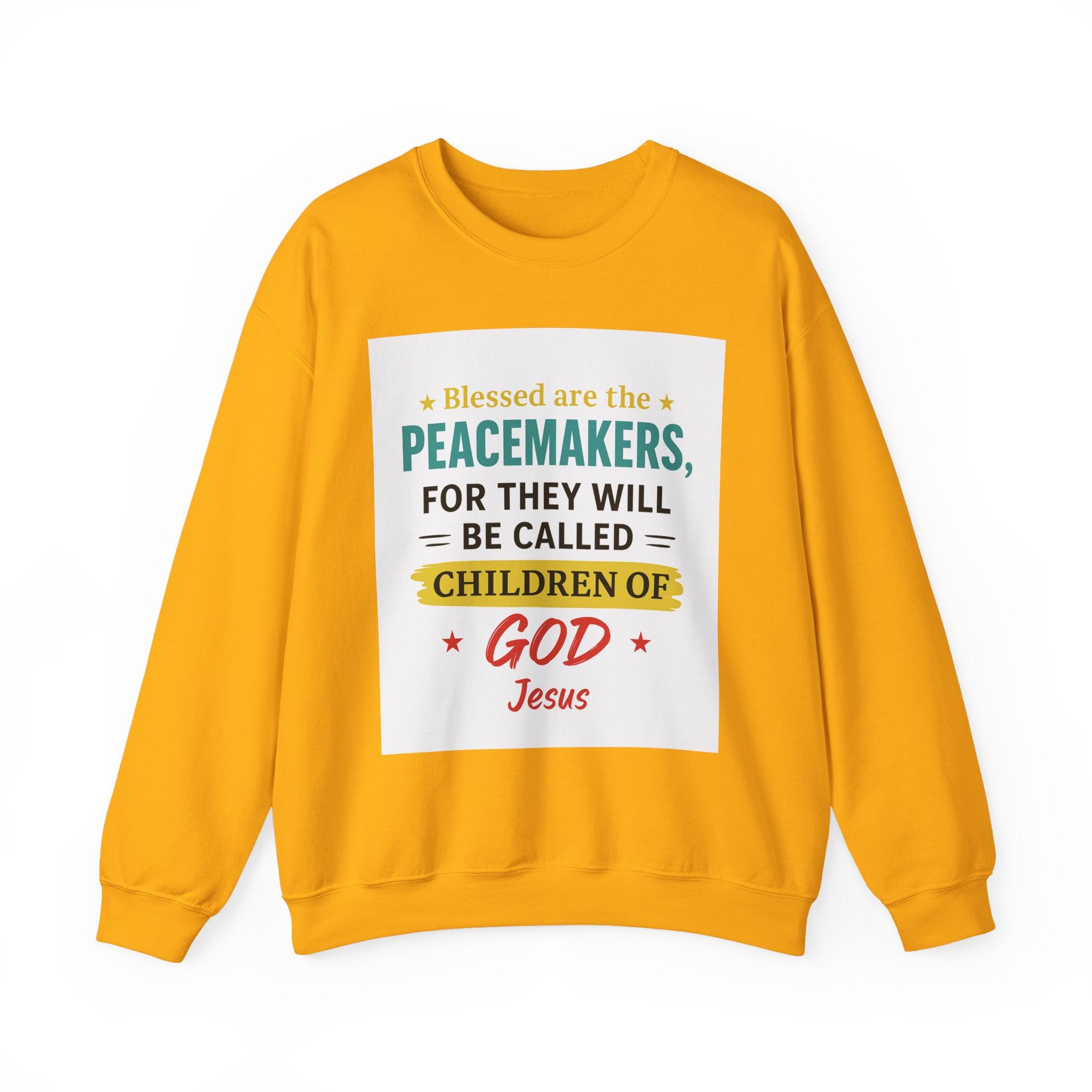 Blessed Are the Peacemakers Crewneck Sweatshirt, Unisex Sweatshirt, Christian,